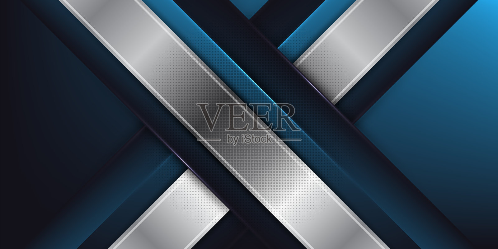 深海军蓝背景上的抽象重叠矩形插画图片素材