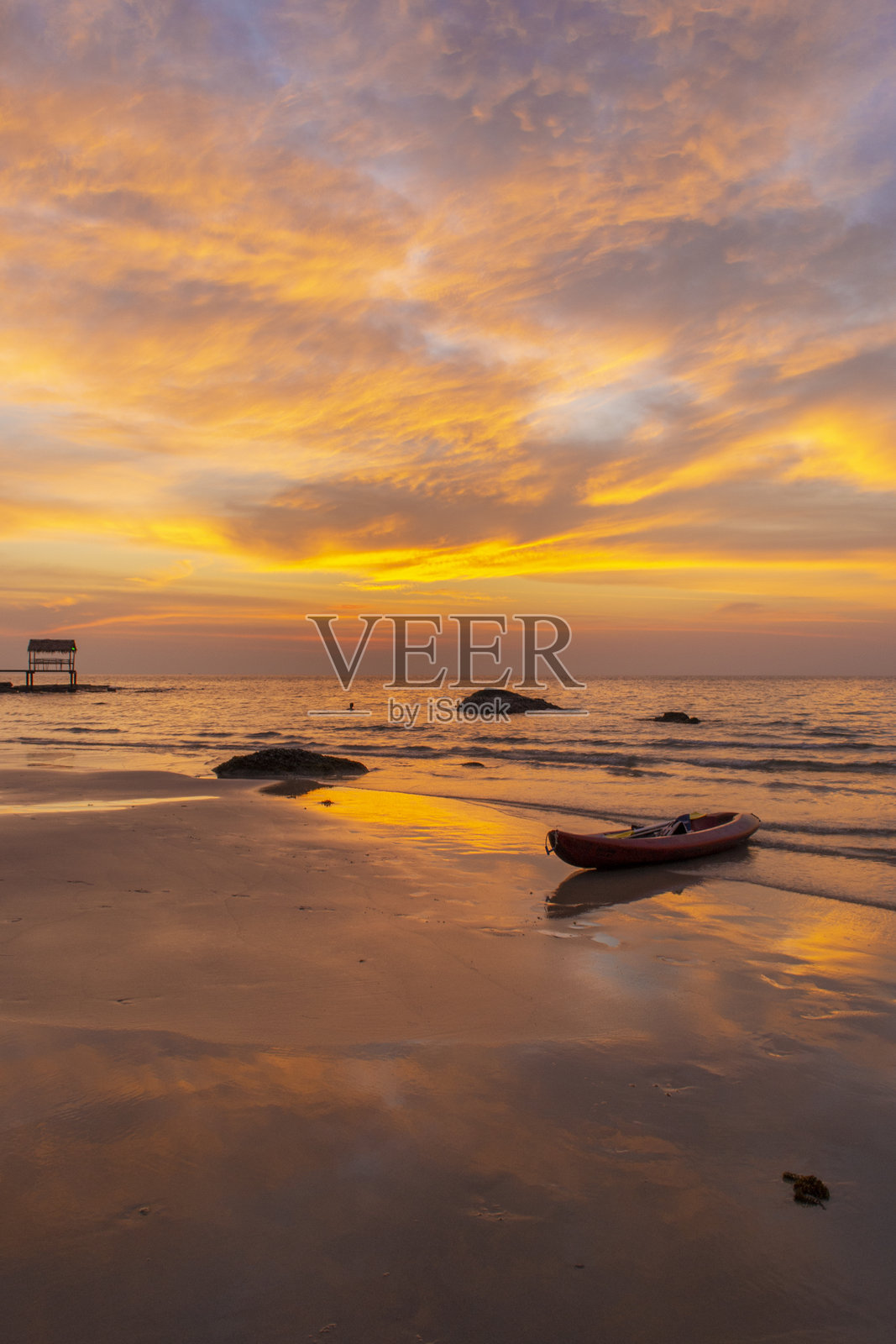 泰国高岛日落照片摄影图片