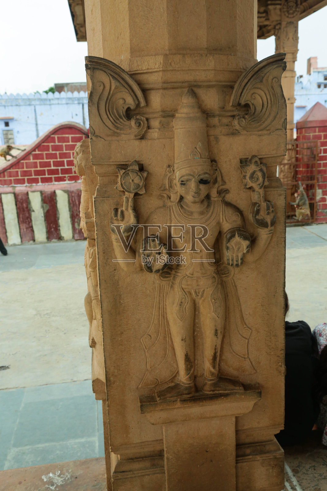 古老的石头神像照片摄影图片