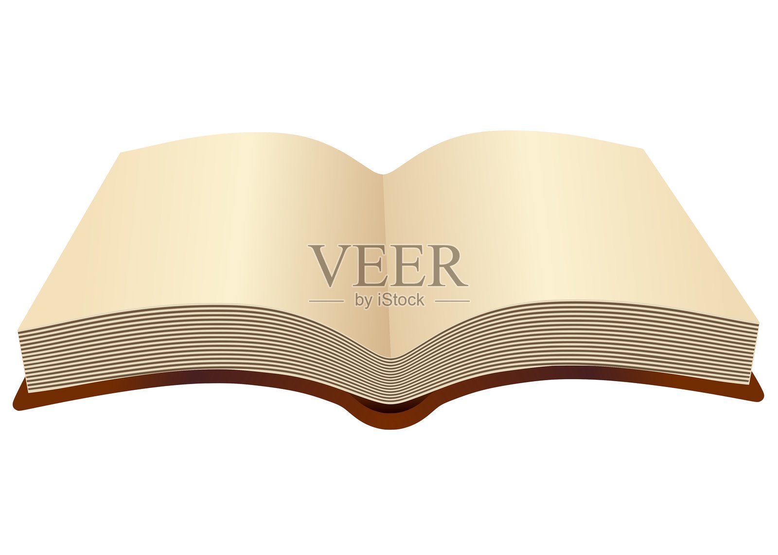 打开的书插图插画图片素材