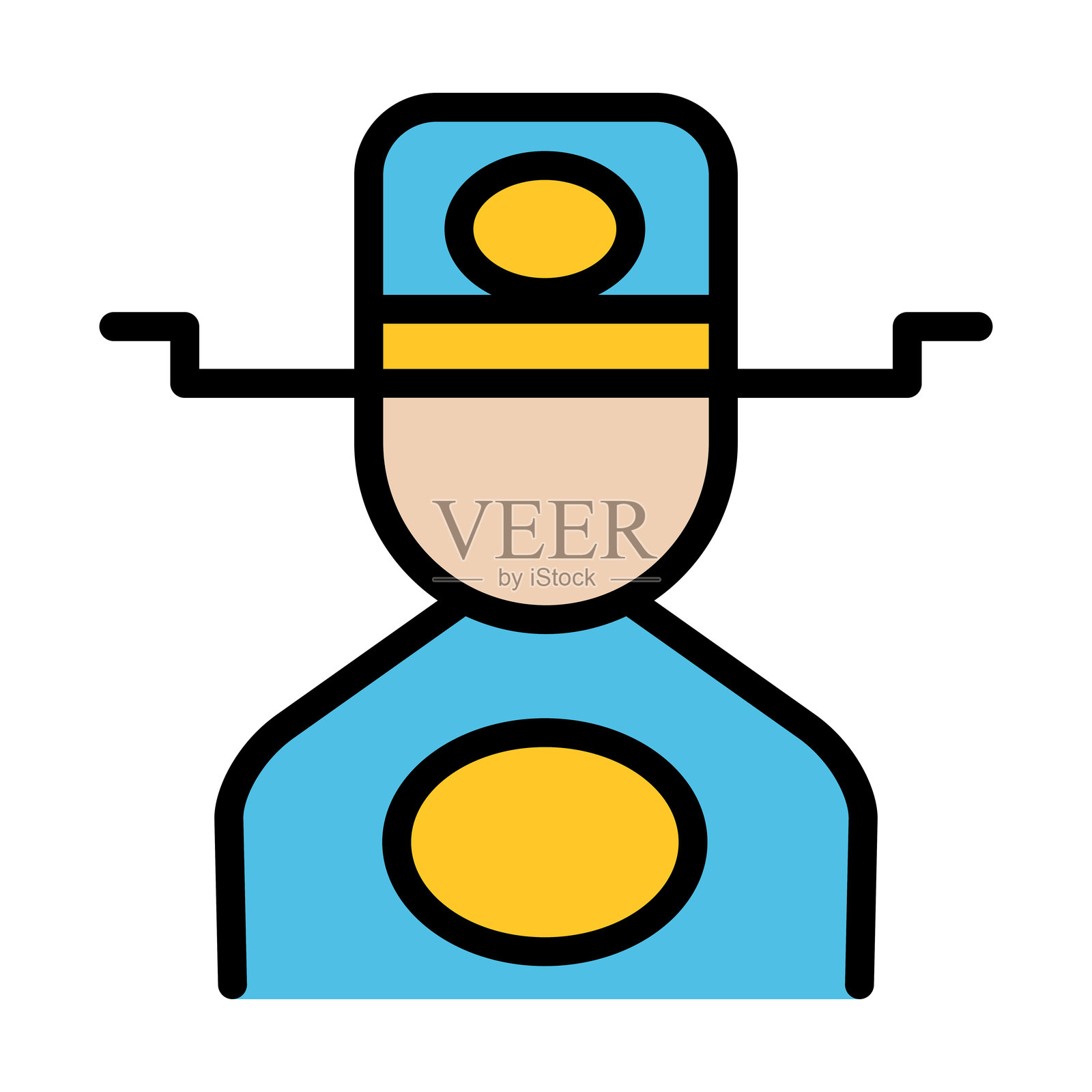 中国国王图标插画图片素材