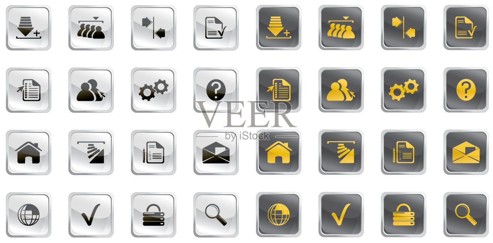 玻璃一样的图标图标素材