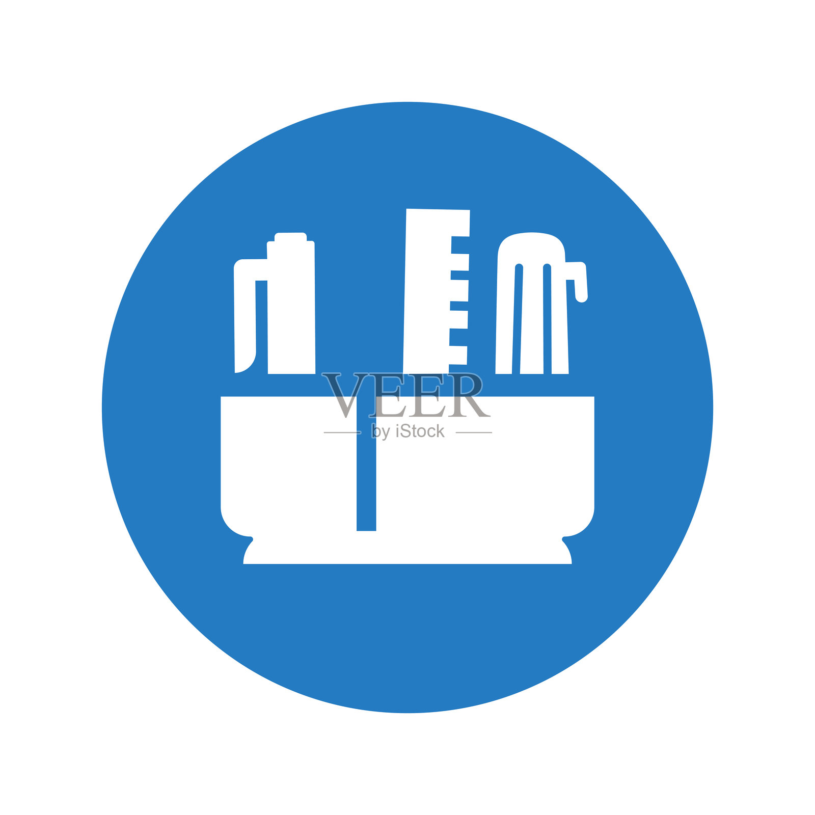 教育，设备，办公室图标。插画图片素材