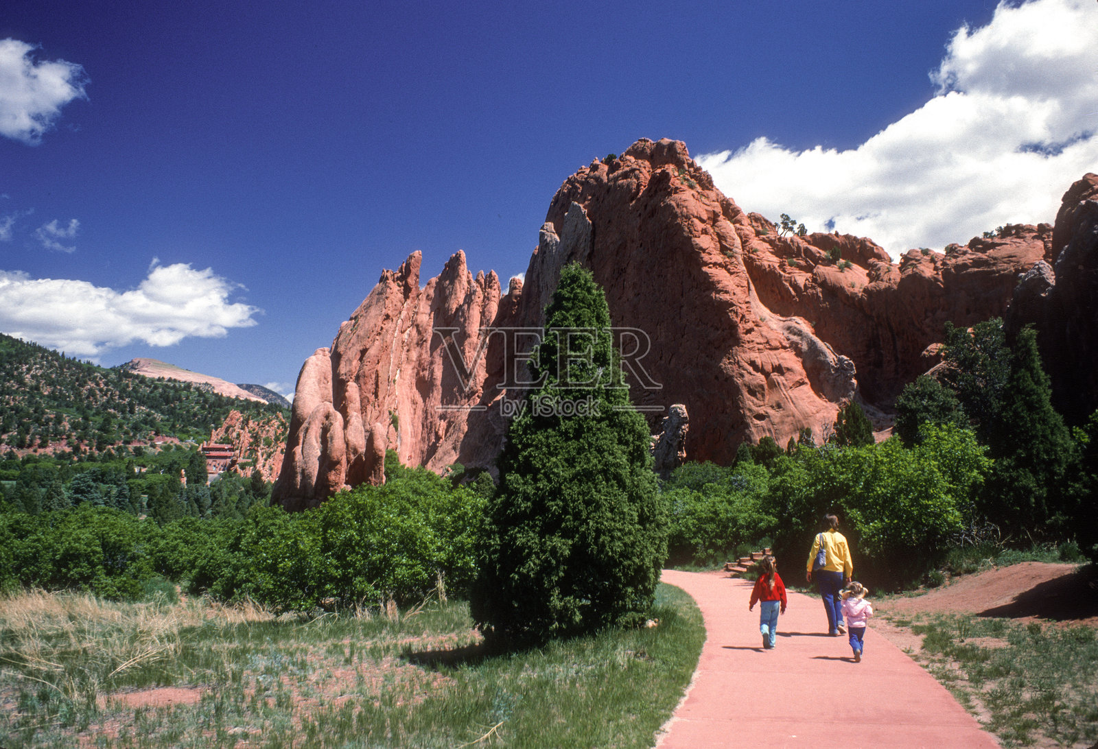 科罗拉多神之花园 - 接近一个地貌 - 1984照片摄影图片