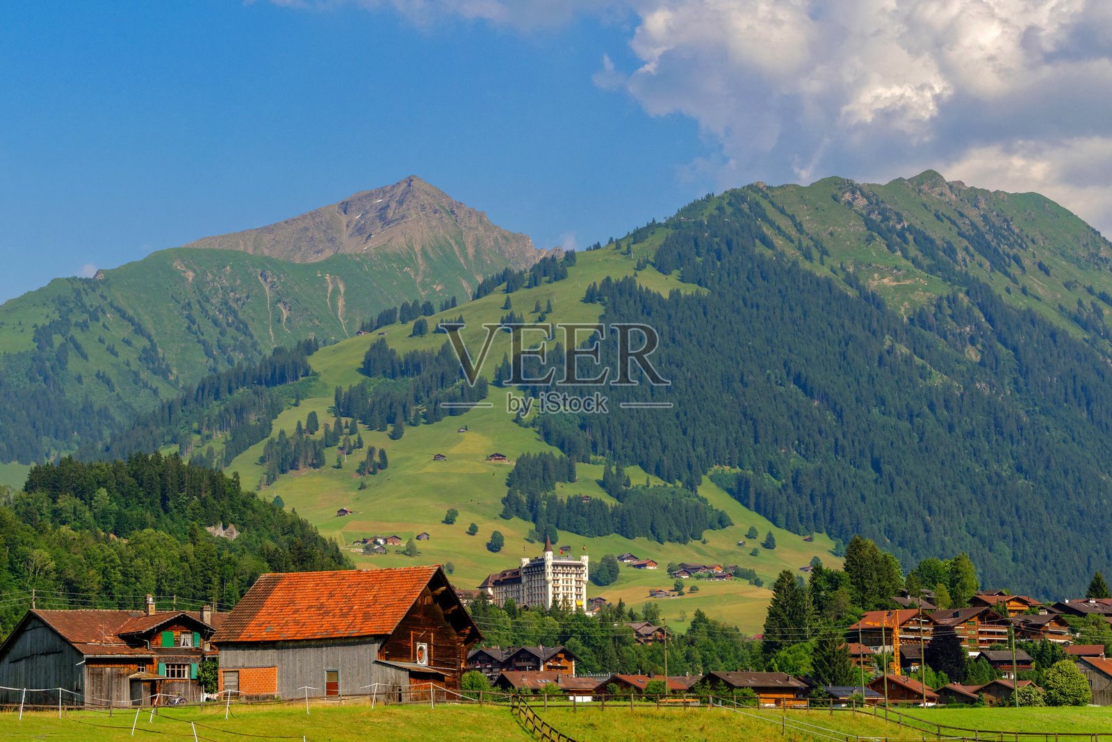 格施塔德的夏季照片摄影图片