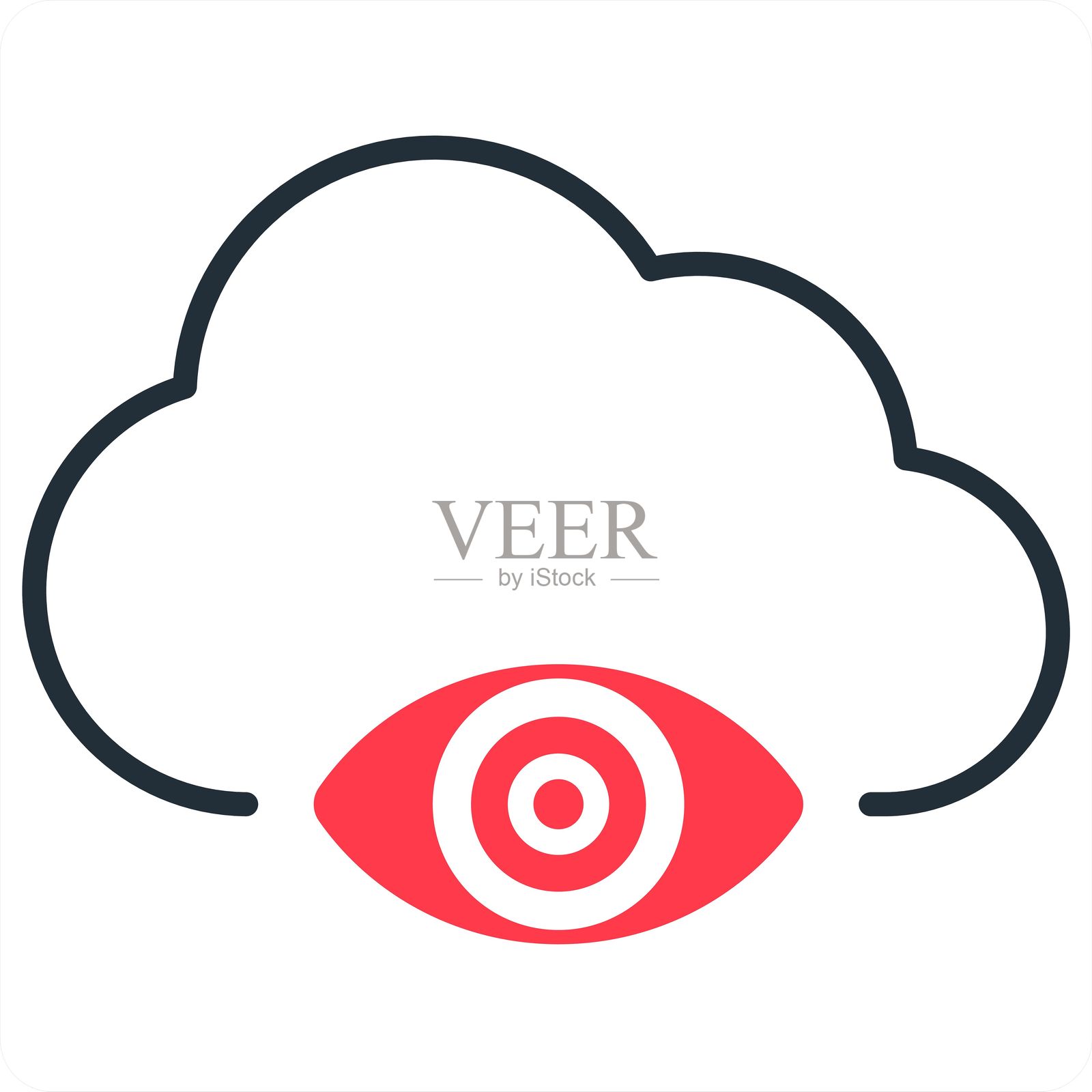 云安全插画图片素材