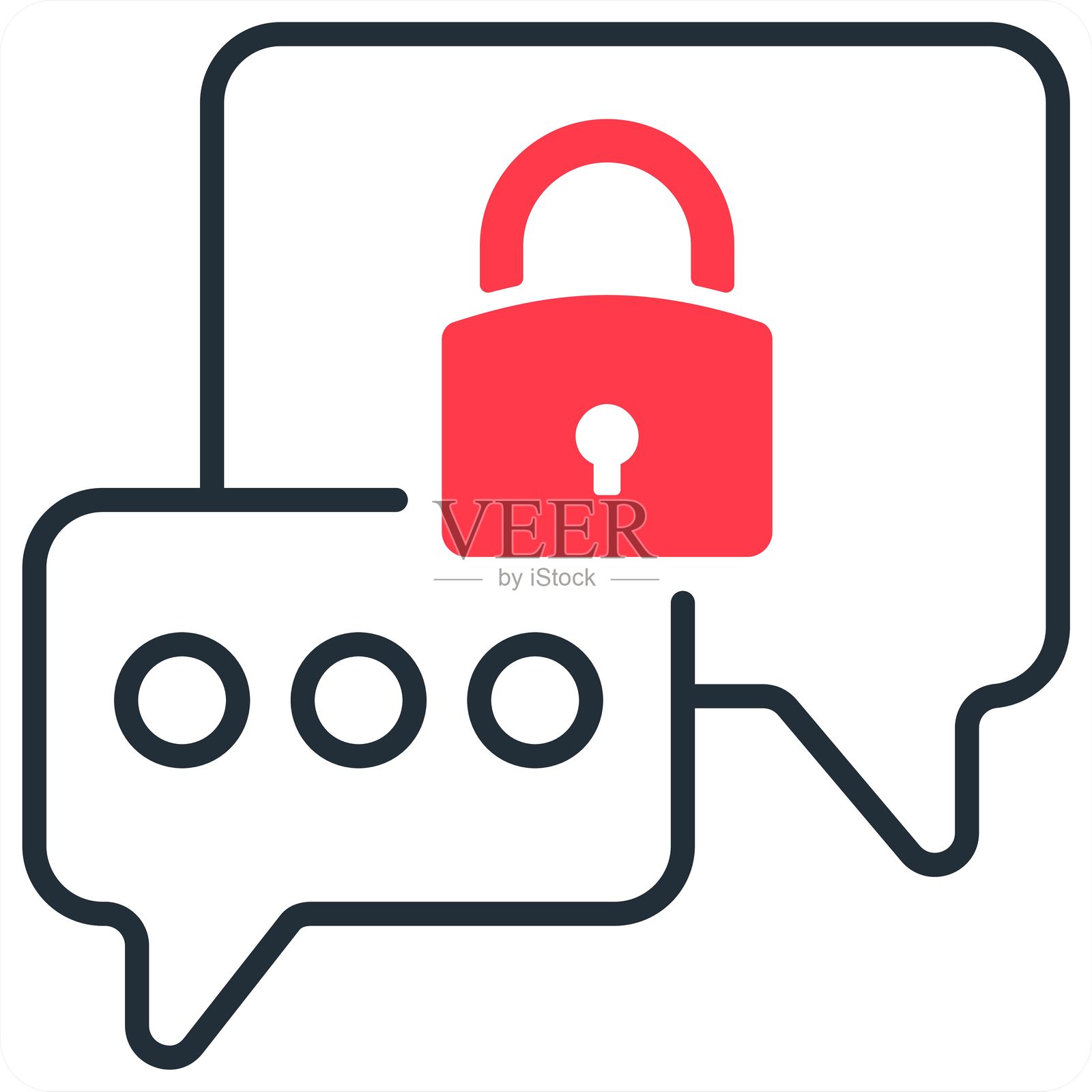 加密信息插画图片素材