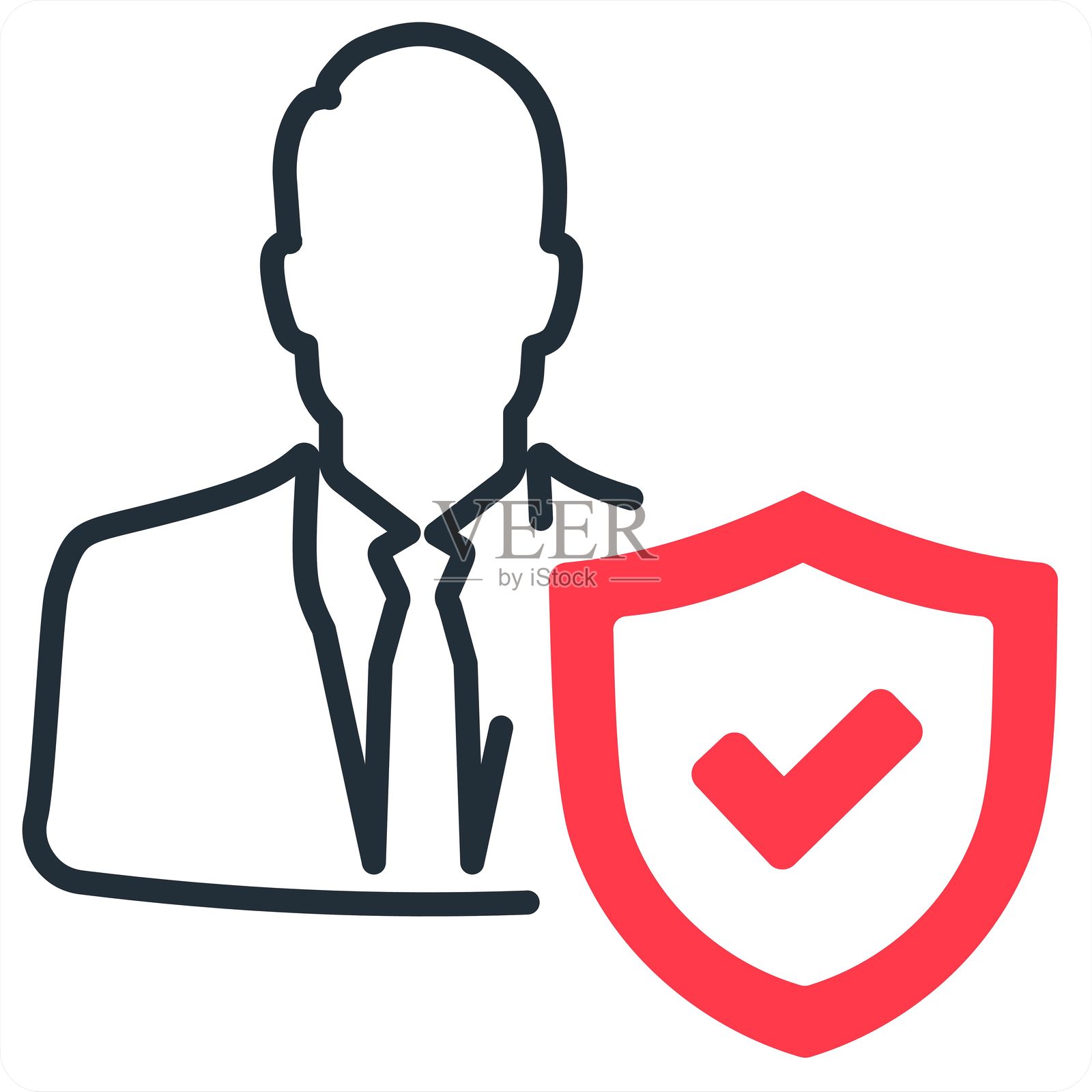 投保人插画图片素材