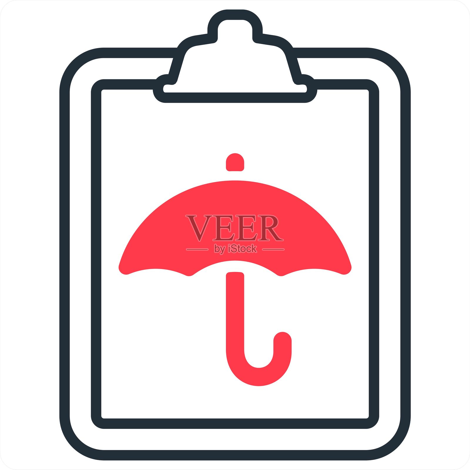 保险政策保护插画图片素材