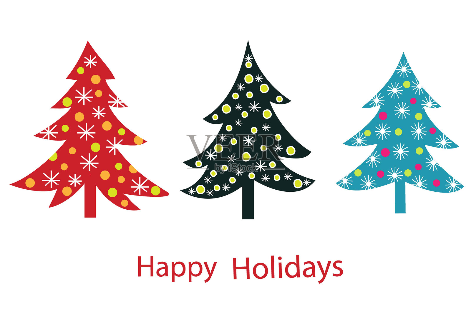 圣诞节背景。插画图片素材