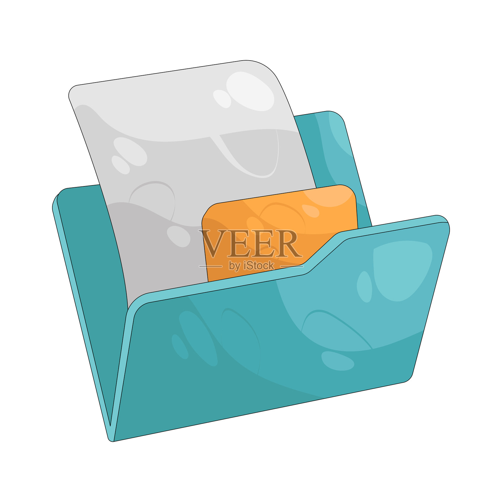 数据文件插画图片素材