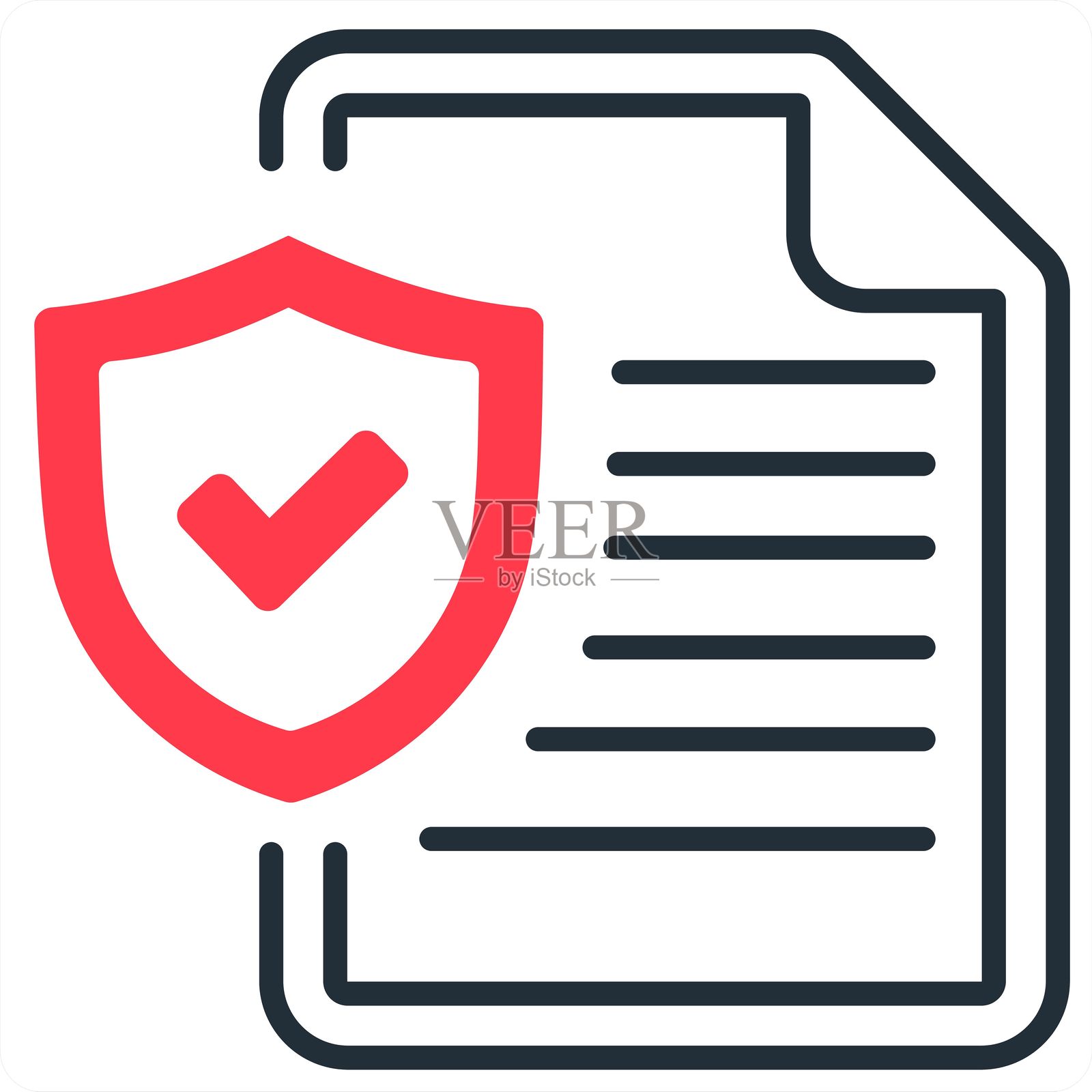 保险政策保护插画图片素材