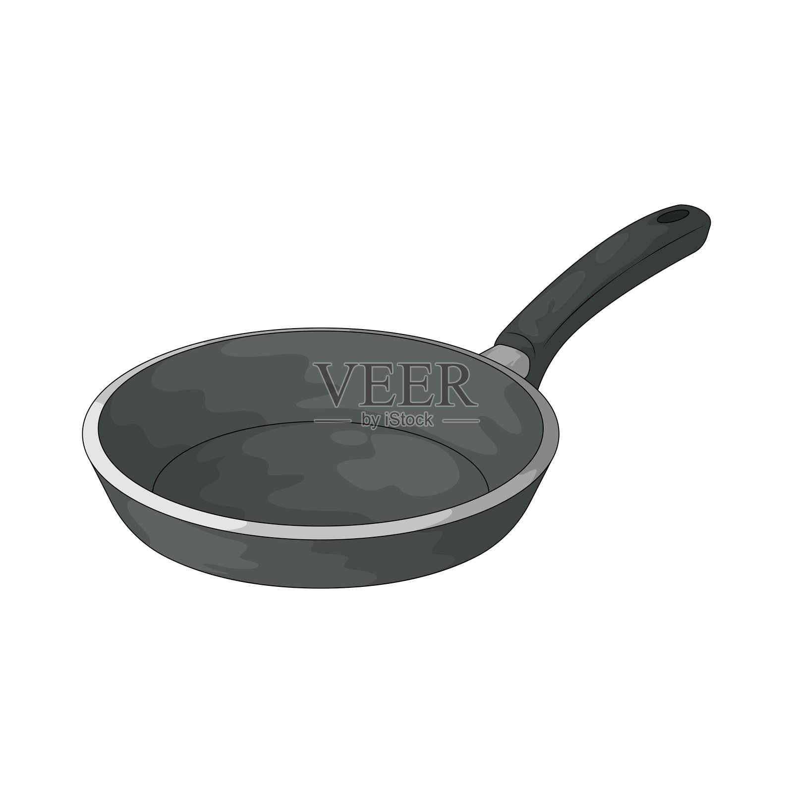 煎锅插画图片素材