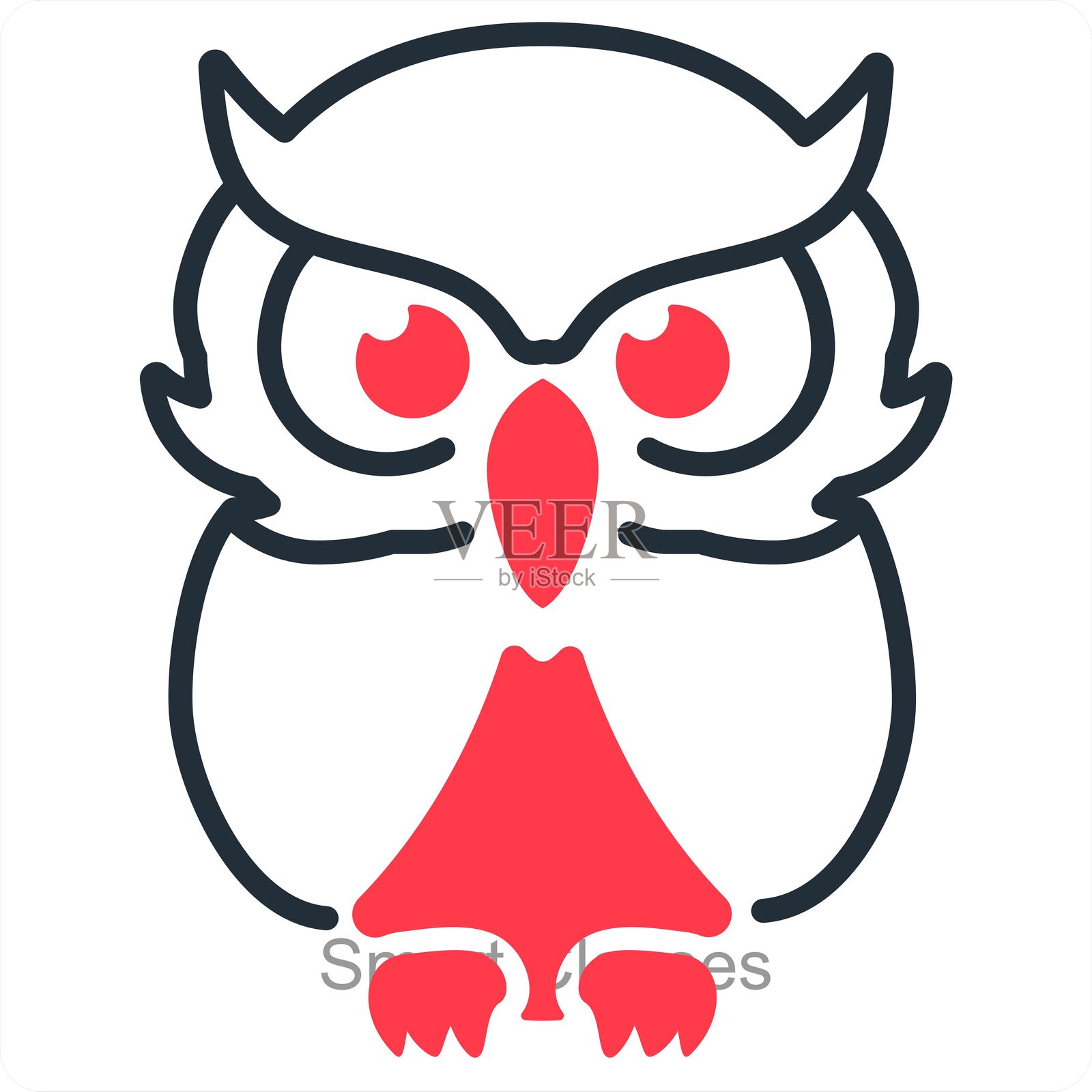 智能课堂插画图片素材