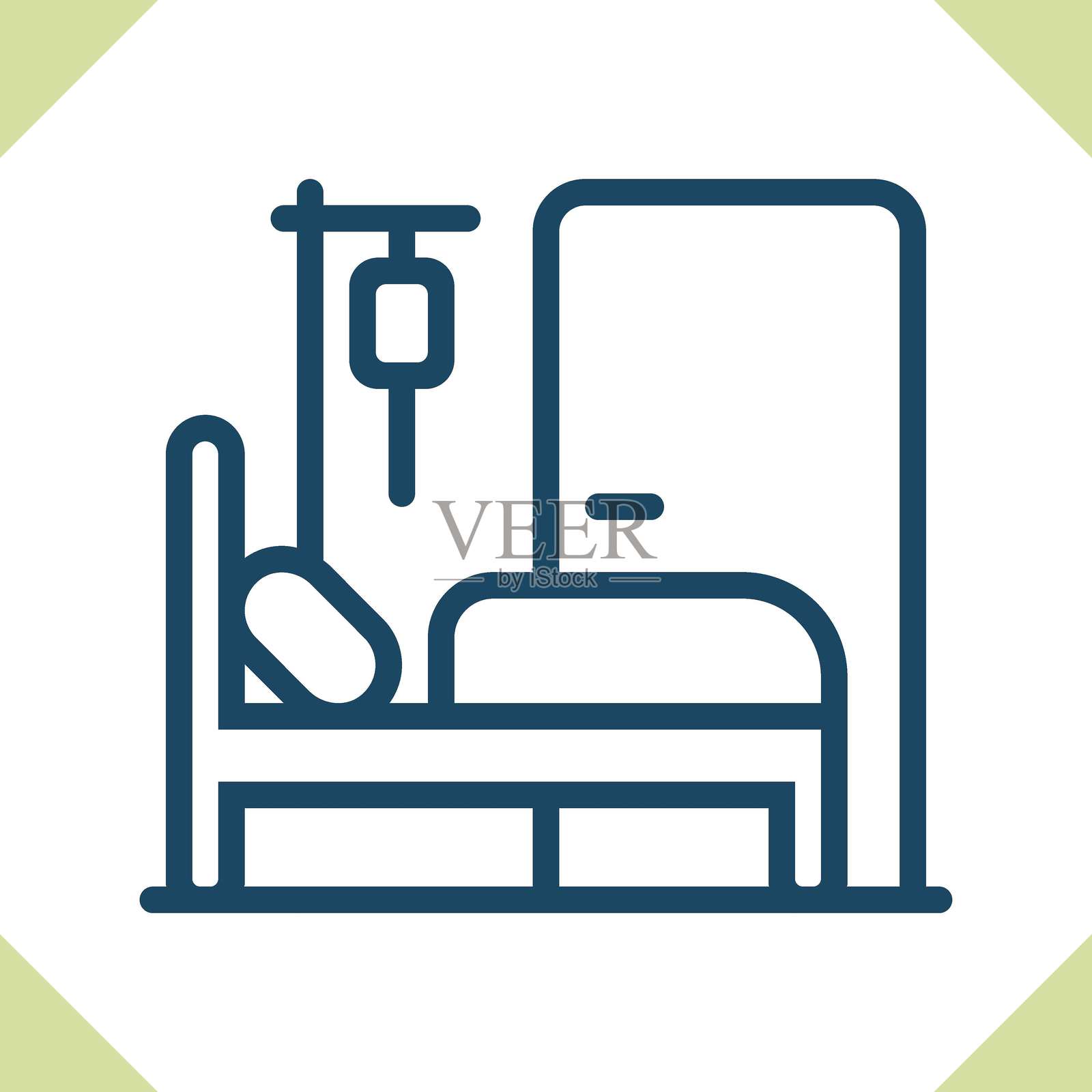 医院房间图标插画图片素材