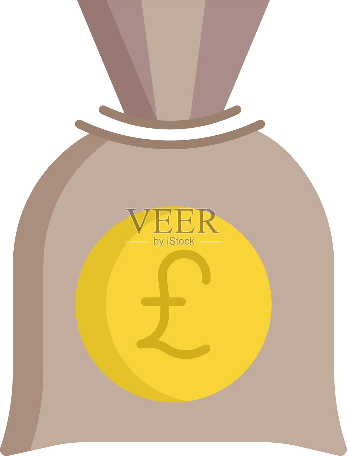 磅袋扁平图标设计插画图片素材