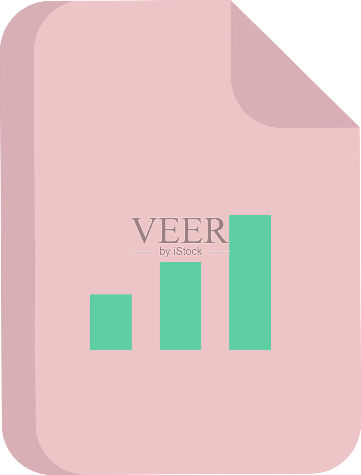 分析文档扁平图标设计插画图片素材