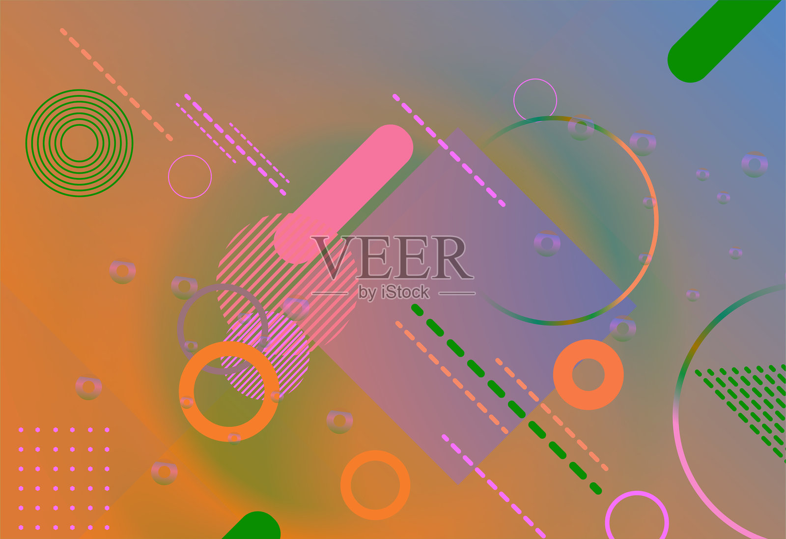 现代彩色抽象封面。简约封面设计。几何背景。矢量插图。插画图片素材