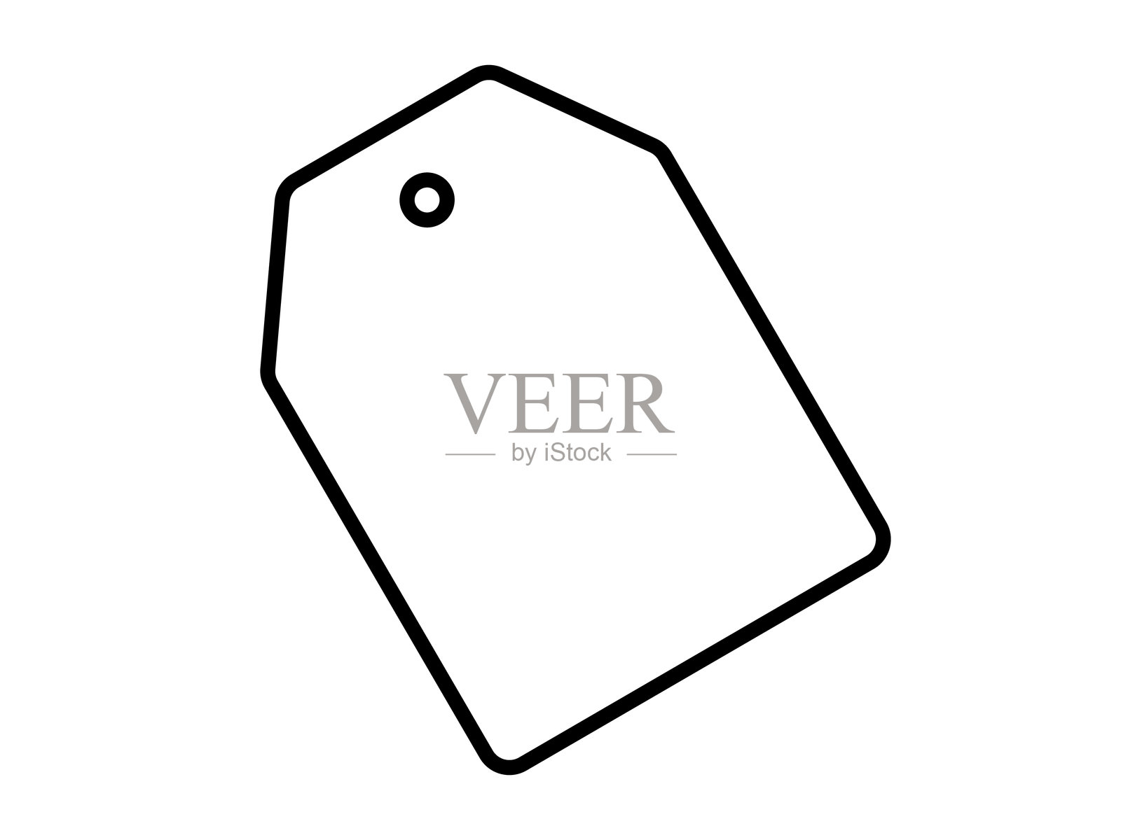 单色价格标签图标插画图片素材