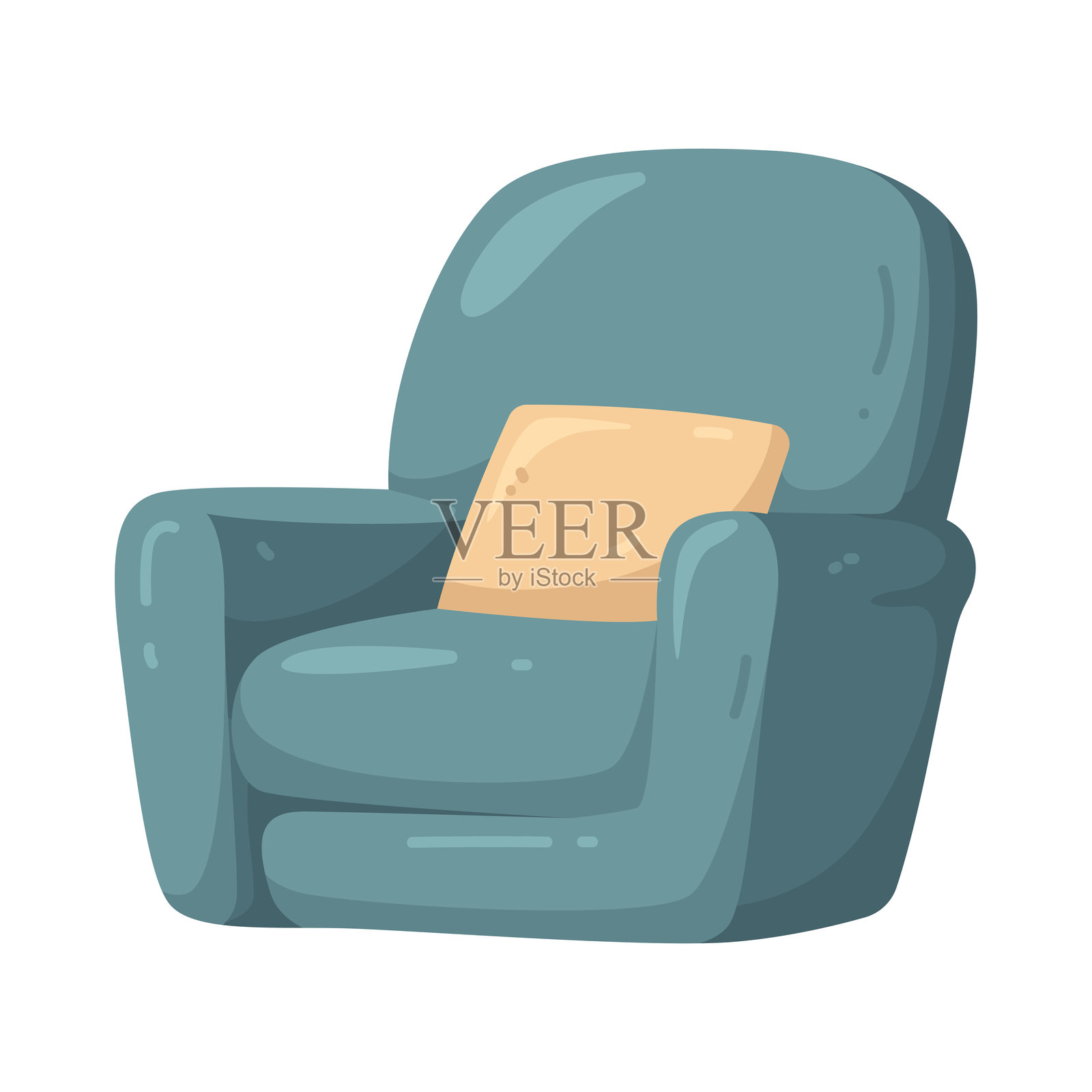 扶手椅插画图片素材