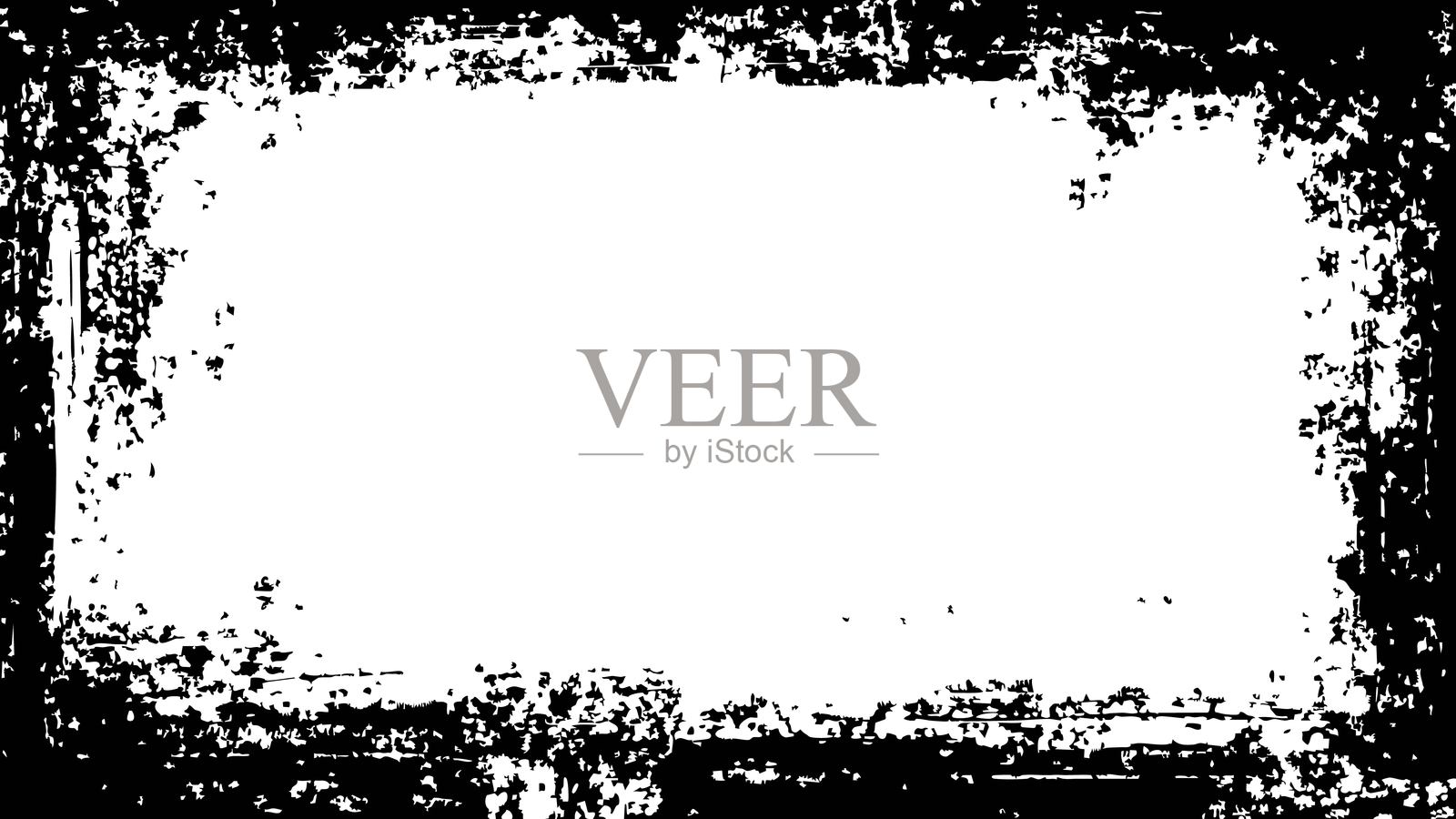 磨砂质感，纹理，框架，装饰材料，16:9尺寸插画图片素材