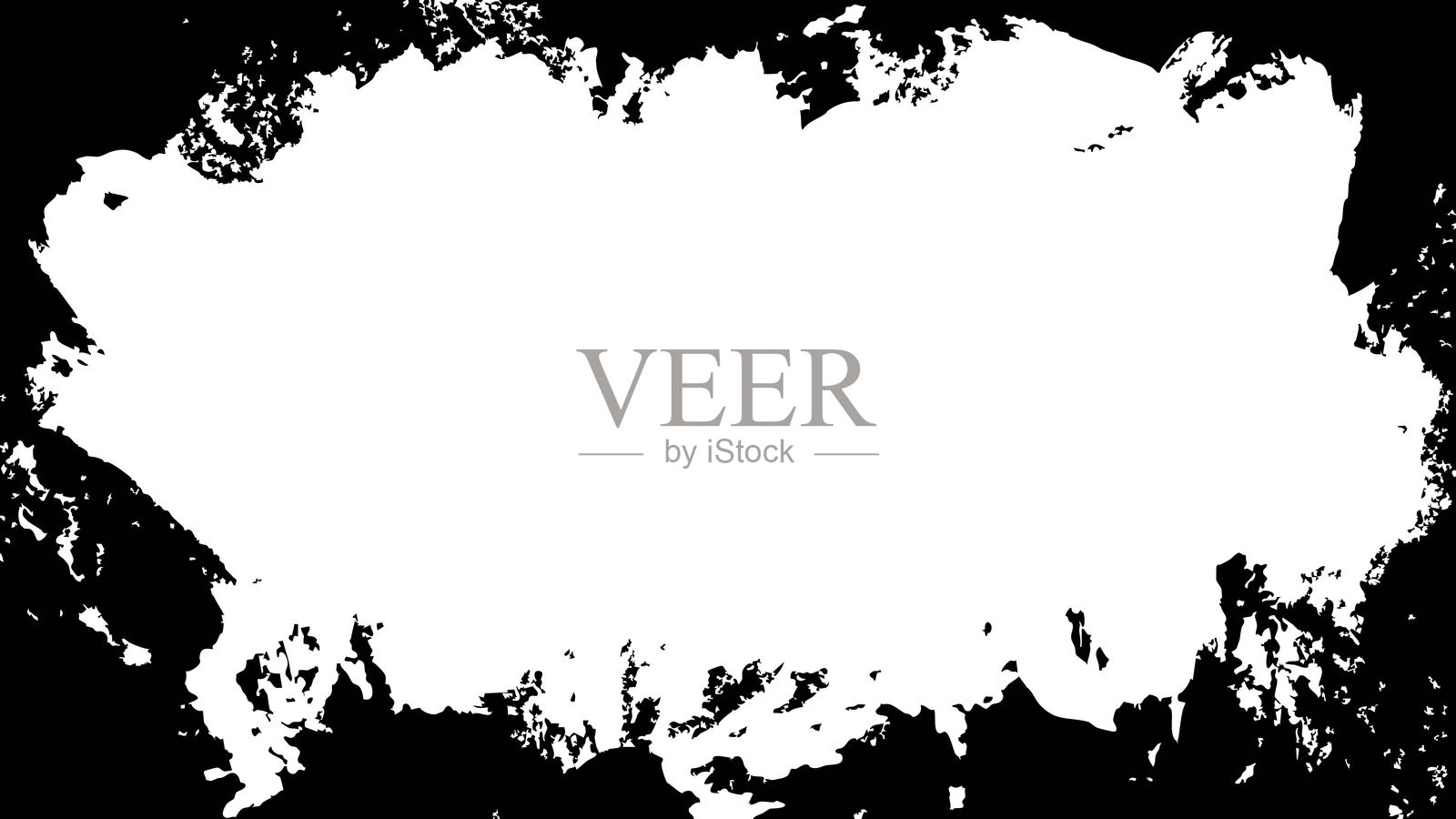 磨砂质感，纹理，框架，装饰材料，16:9尺寸插画图片素材