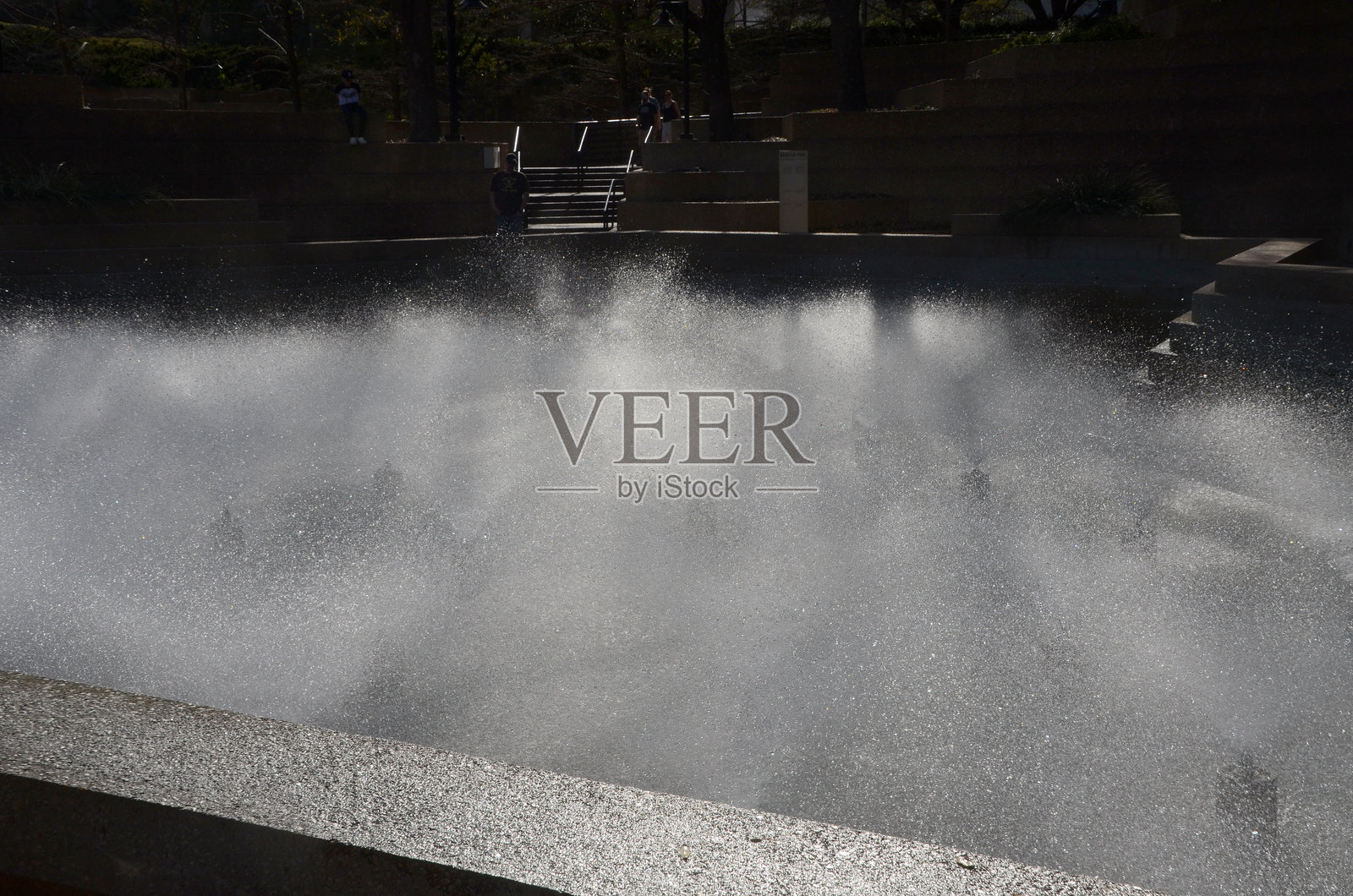 沃斯堡水景花园照片摄影图片