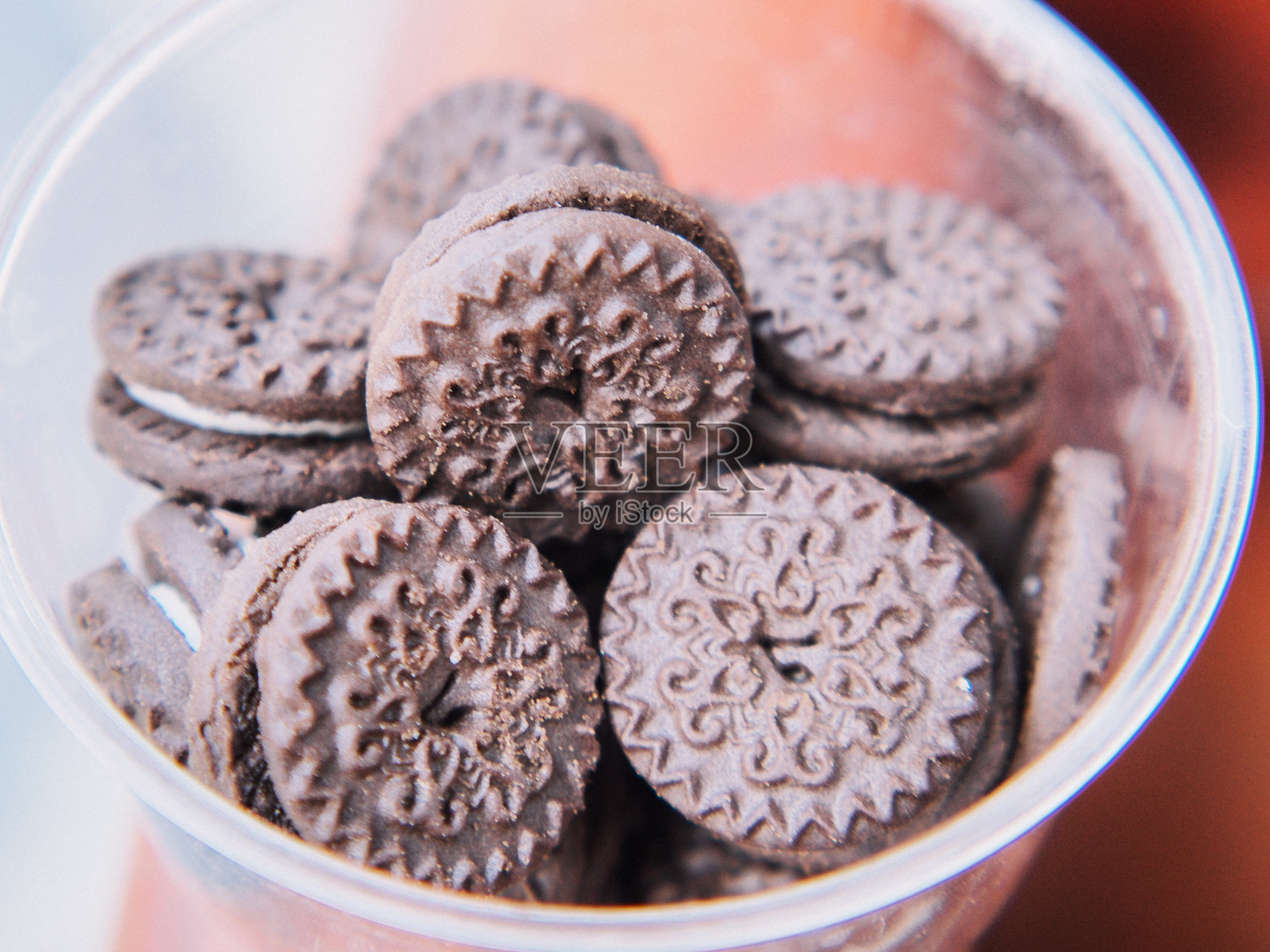 黑色饼干照片摄影图片