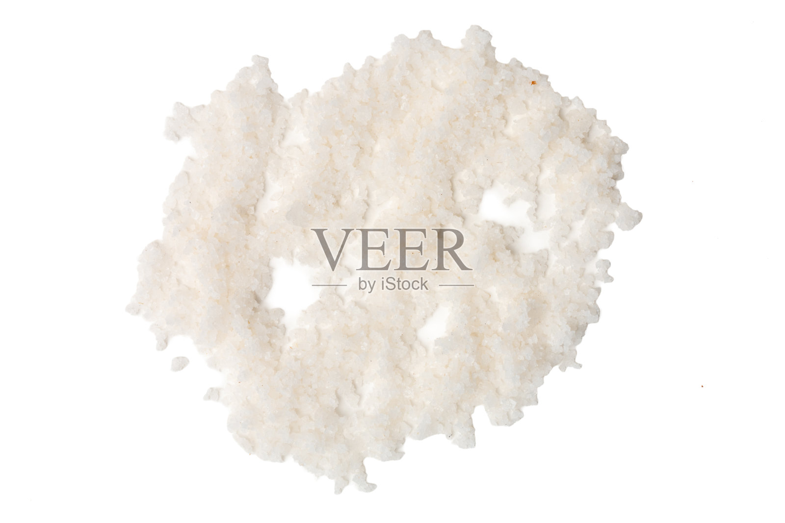 高分辨率相机拍摄的白色背景上的盐照片。照片摄影图片