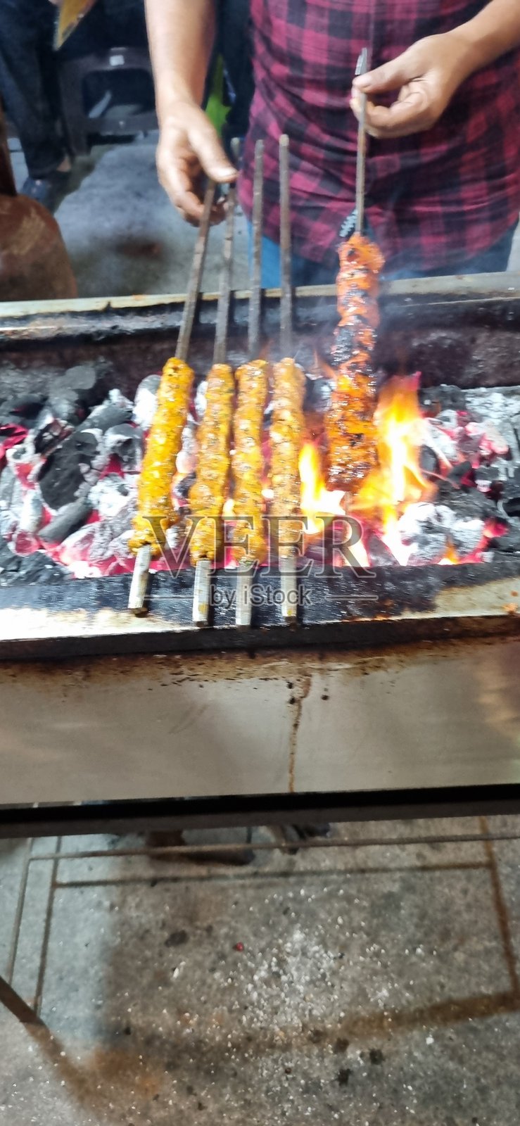 印度街头美食照片摄影图片