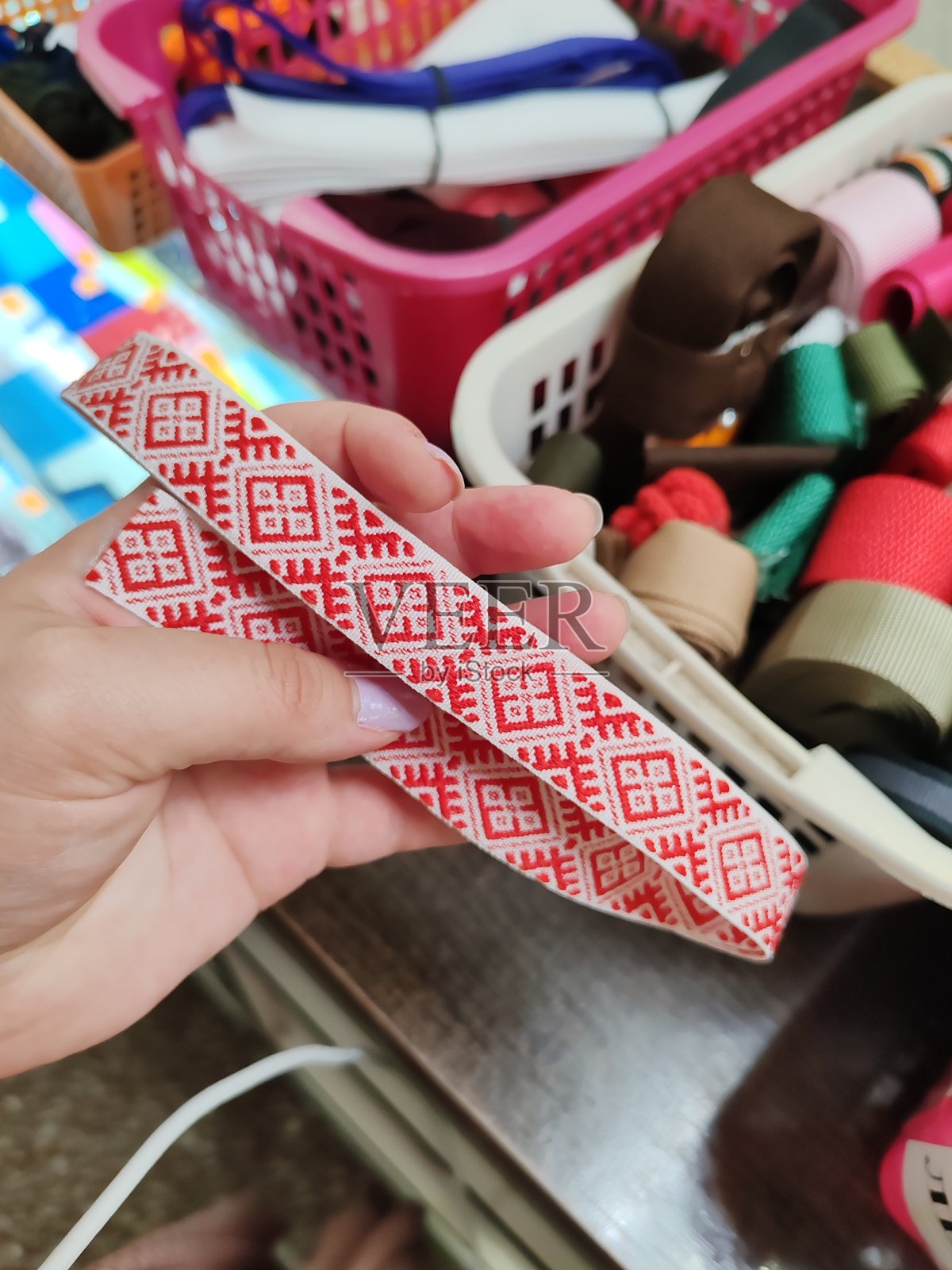 丝带图案装饰照片摄影图片