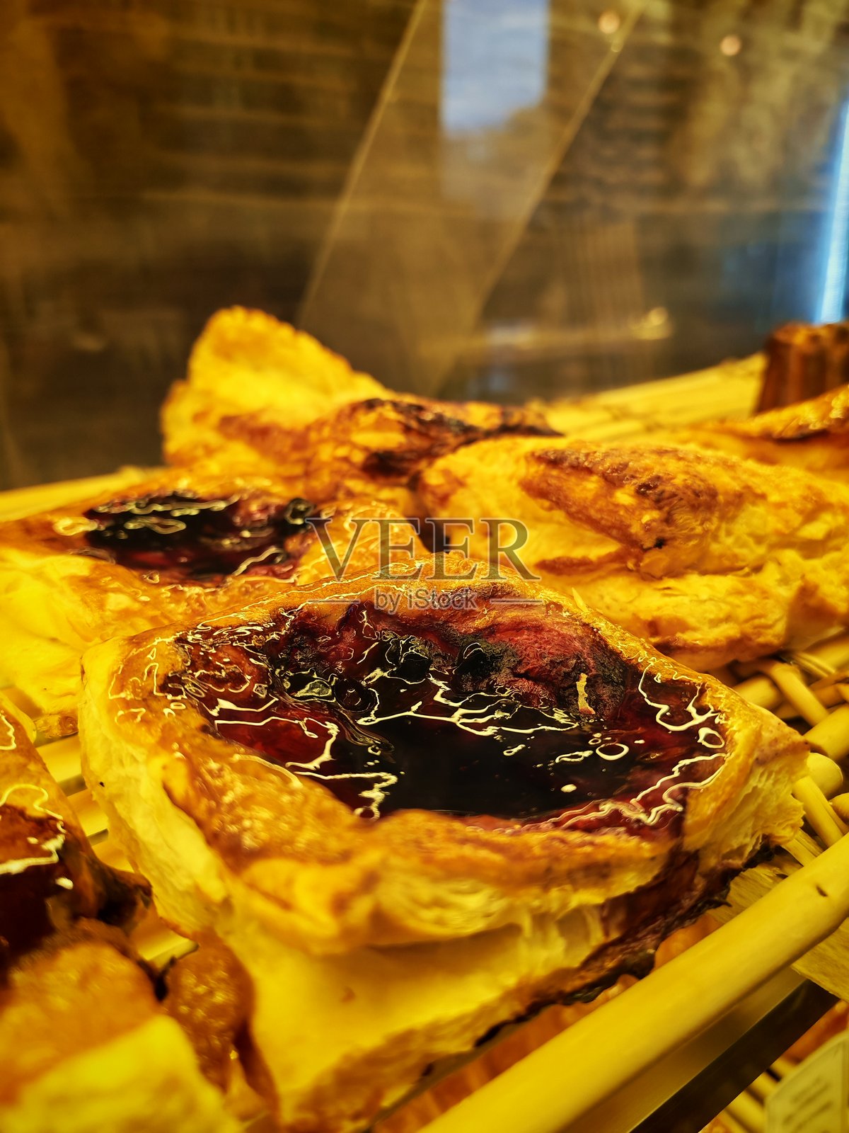 蓝莓馅饼照片摄影图片