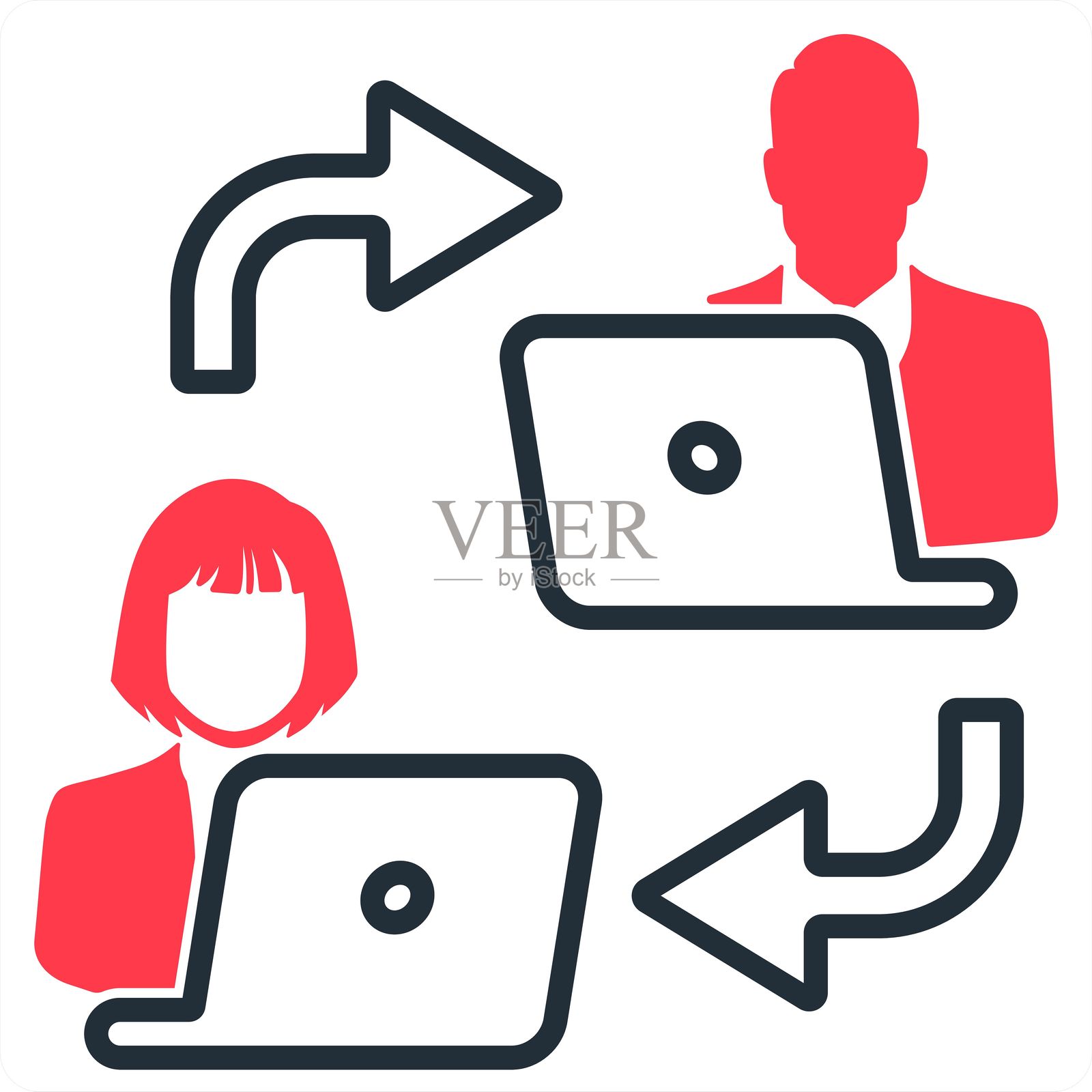 职责转移插画图片素材