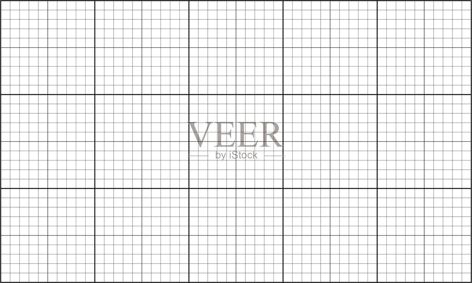 毫米纸模板插画图片素材