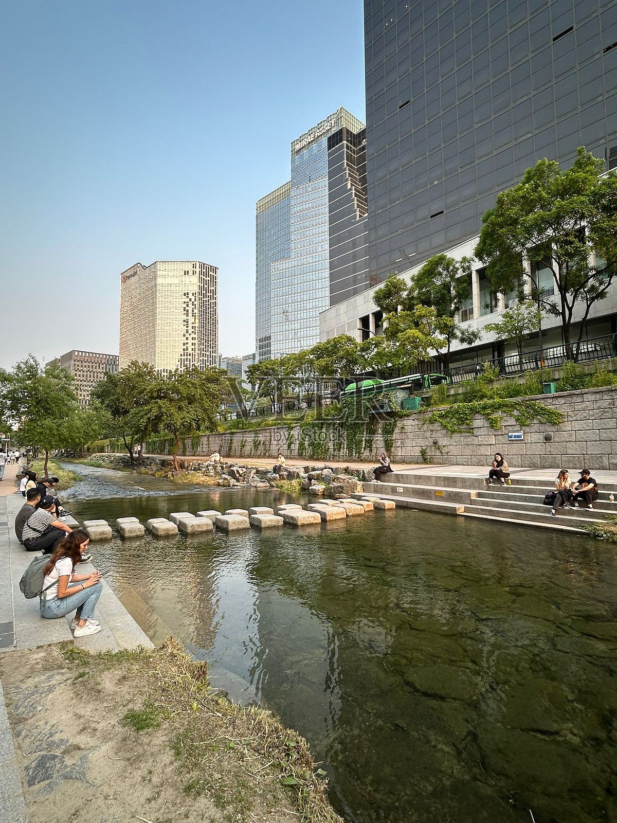 首尔市中心照片摄影图片