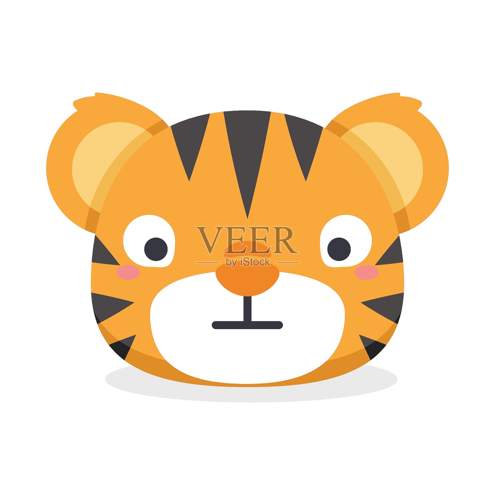 虎-11插画图片素材