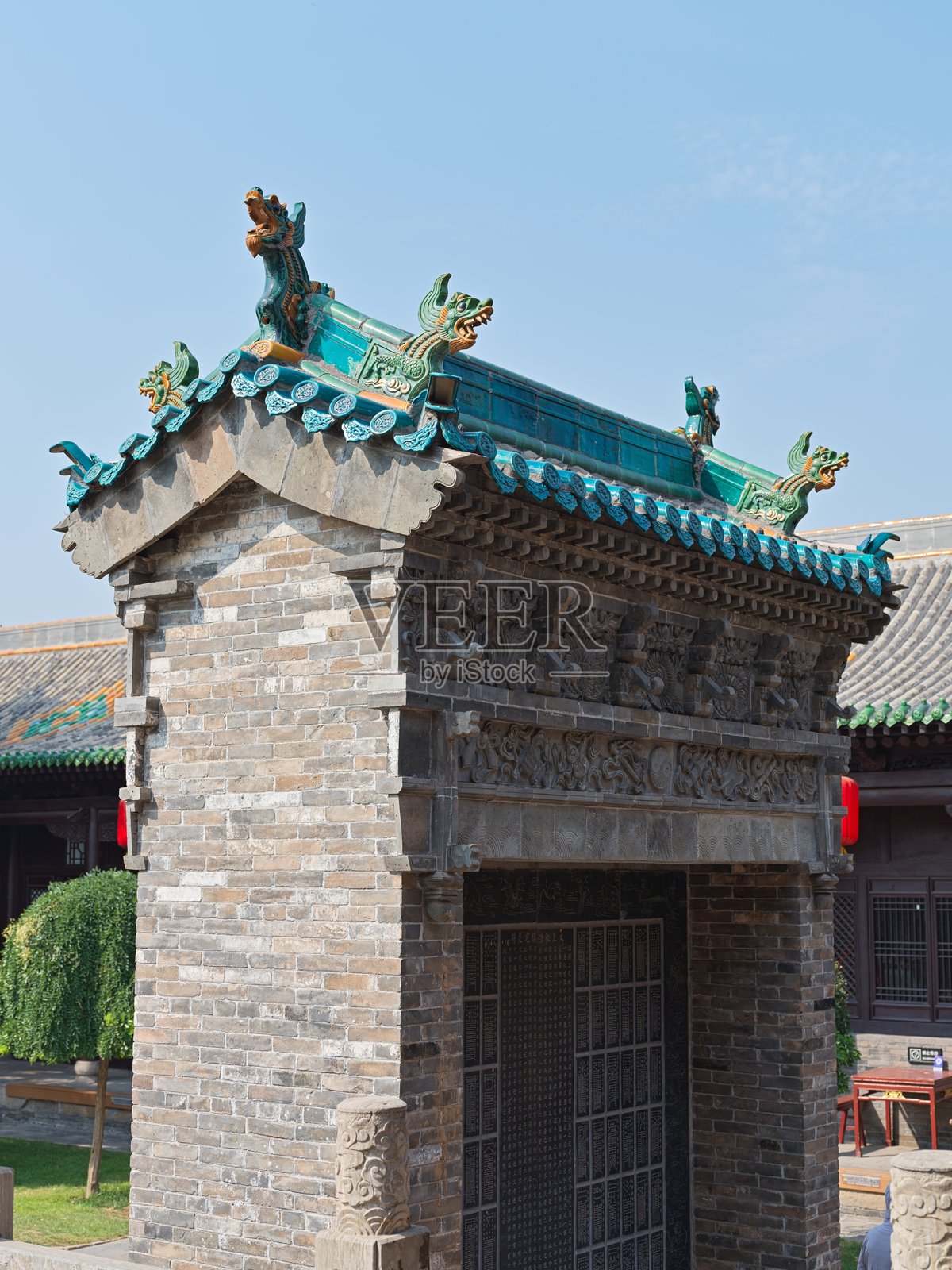 中国山西平遥古城的平遥城隍庙照片摄影图片