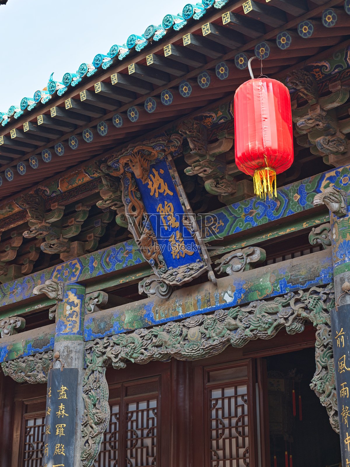 中国山西平遥古城的平遥城隍庙照片摄影图片