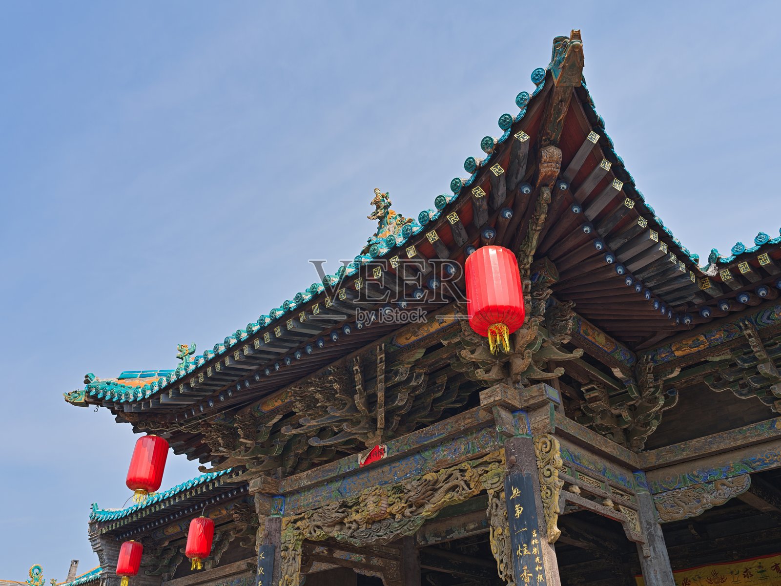 中国山西平遥古城的平遥城隍庙照片摄影图片