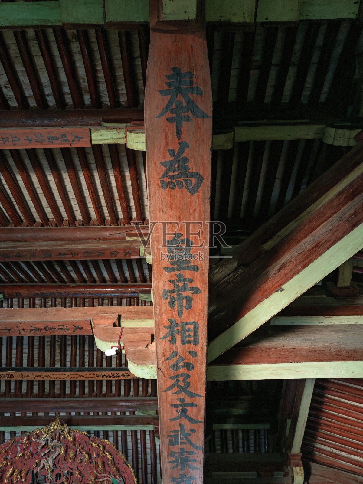 中国山西省平遥县的郑国寺建筑照片摄影图片