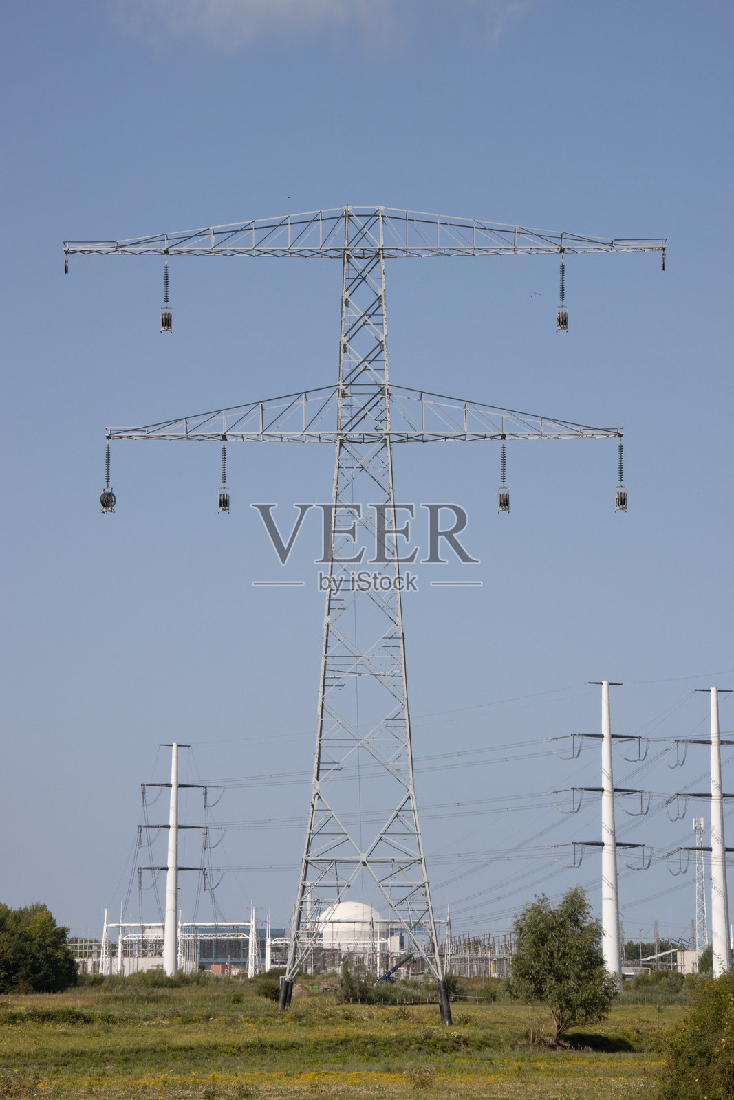 博尔瑟尔核电站照片摄影图片