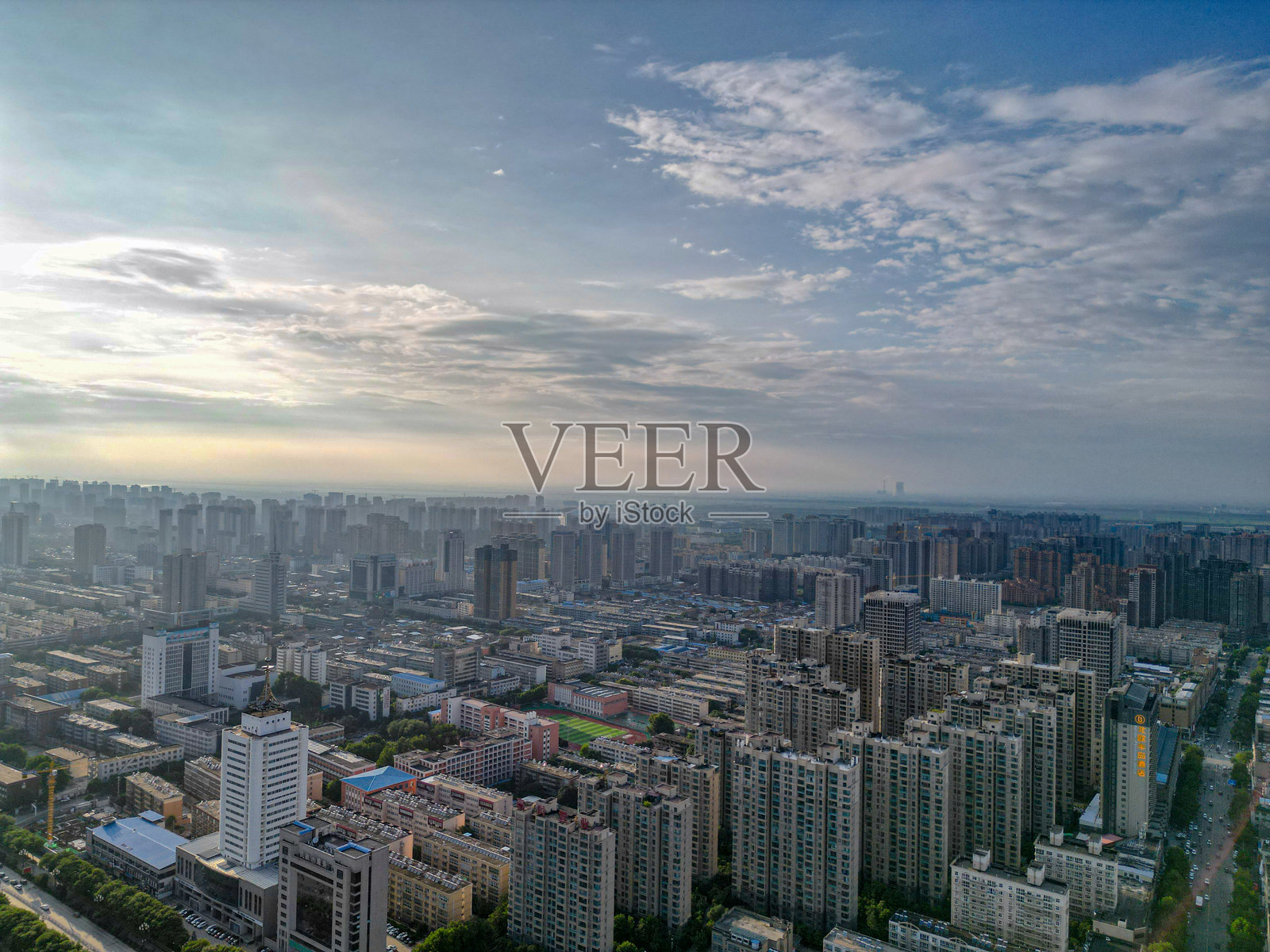 中国陕西省渭南市的航拍照片照片摄影图片