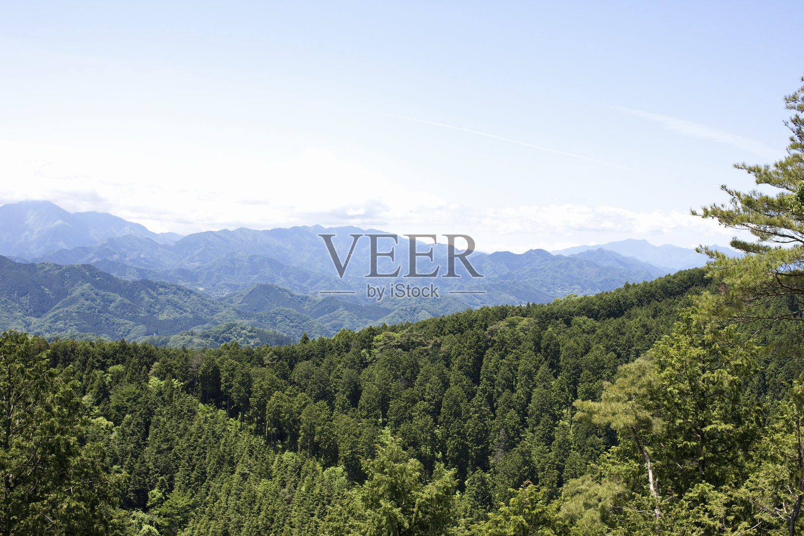 高尾山的景色照片摄影图片