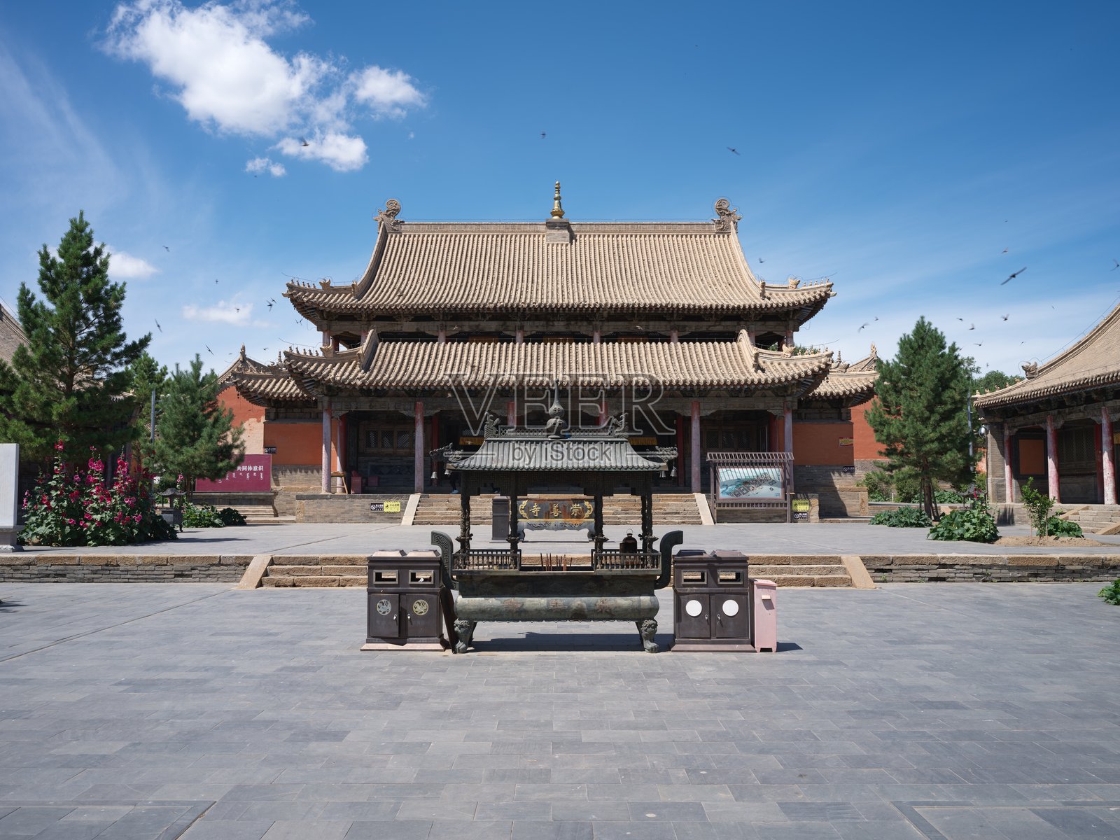 内蒙古锡林浩特的北照寺或北子寺照片摄影图片