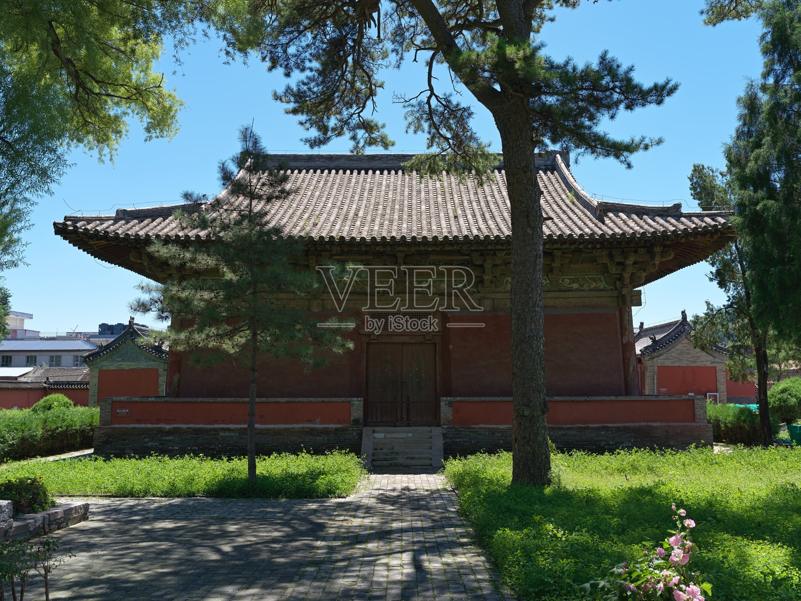 河北省涞源县的戈园寺照片摄影图片