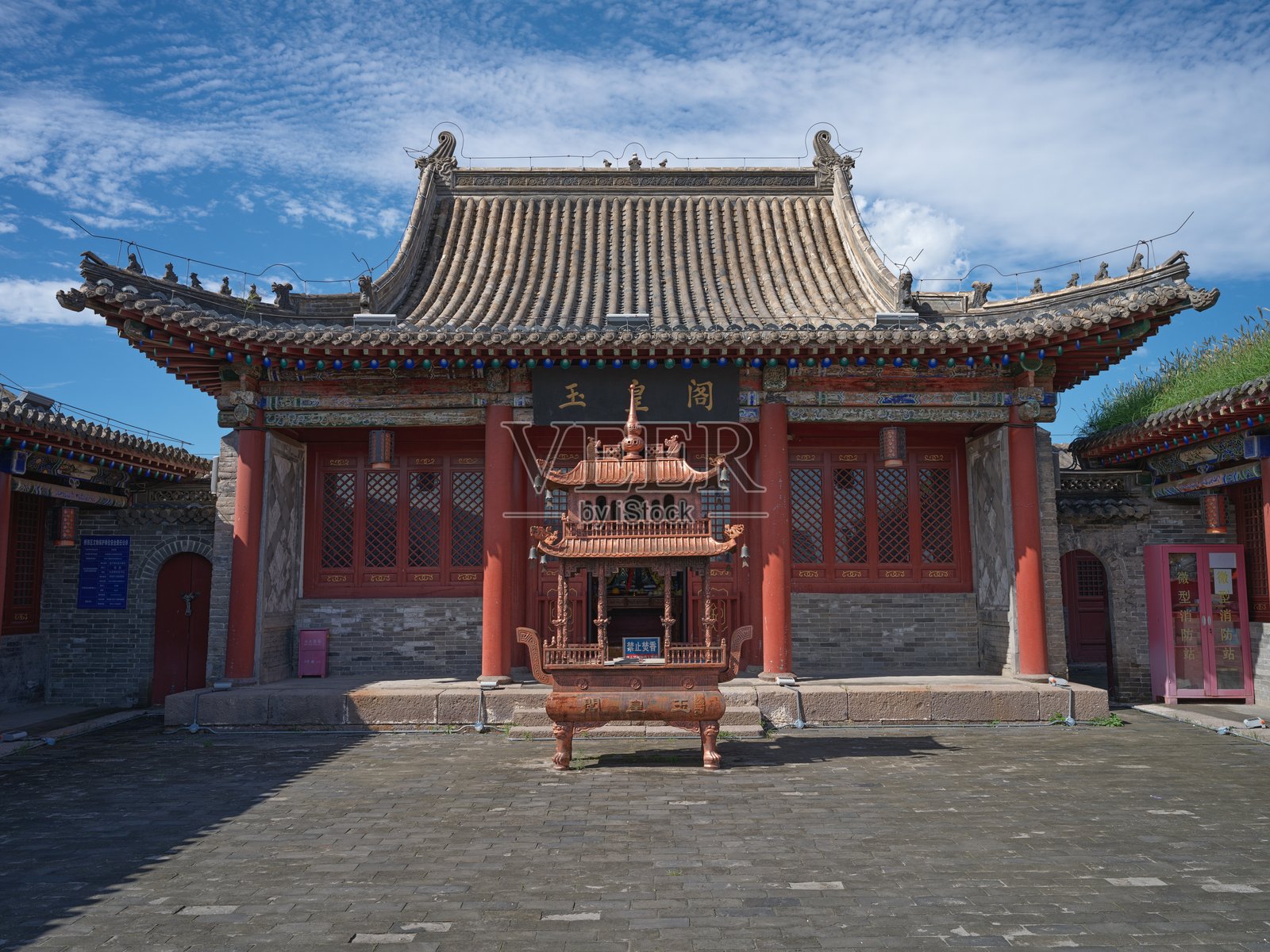 中国河北省张家口市的张家口堡垒照片摄影图片