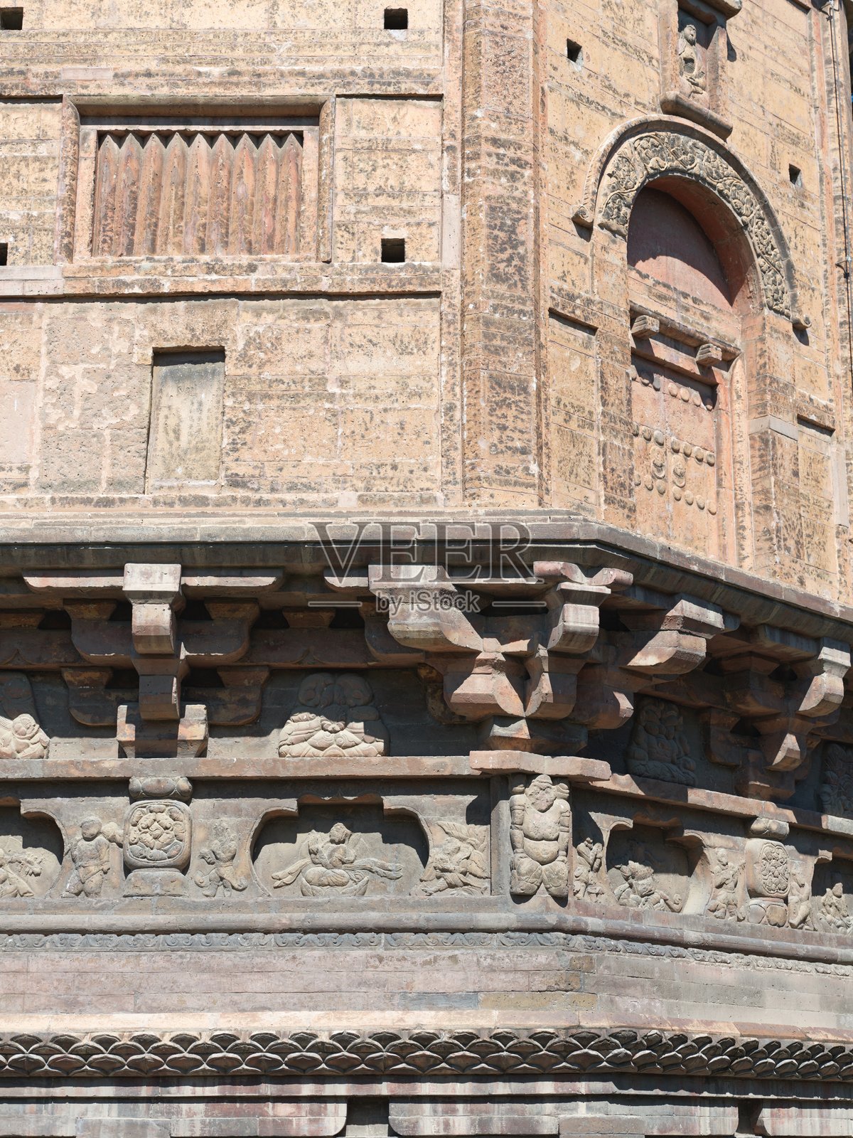 中国山西浑源的圆觉寺塔照片摄影图片