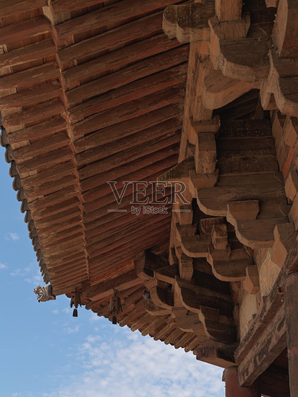 中国山西省应县的应县木塔照片摄影图片