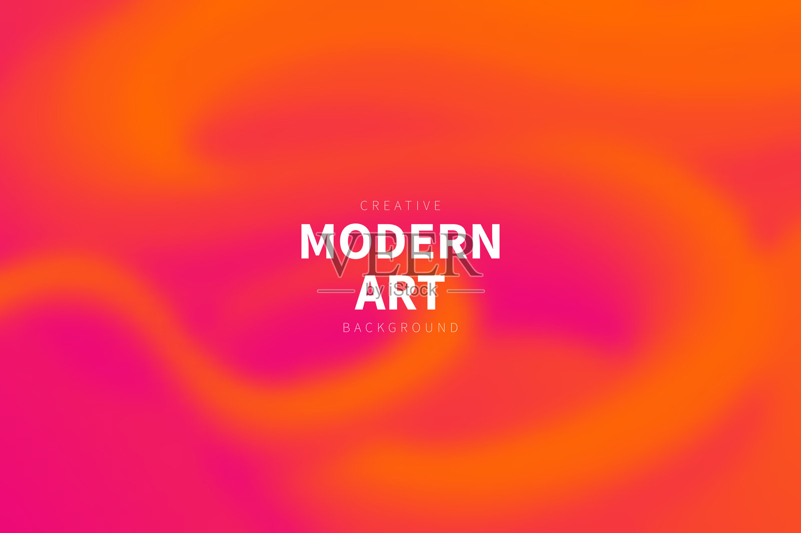 红色抽象背景与模糊流动形状插画图片素材