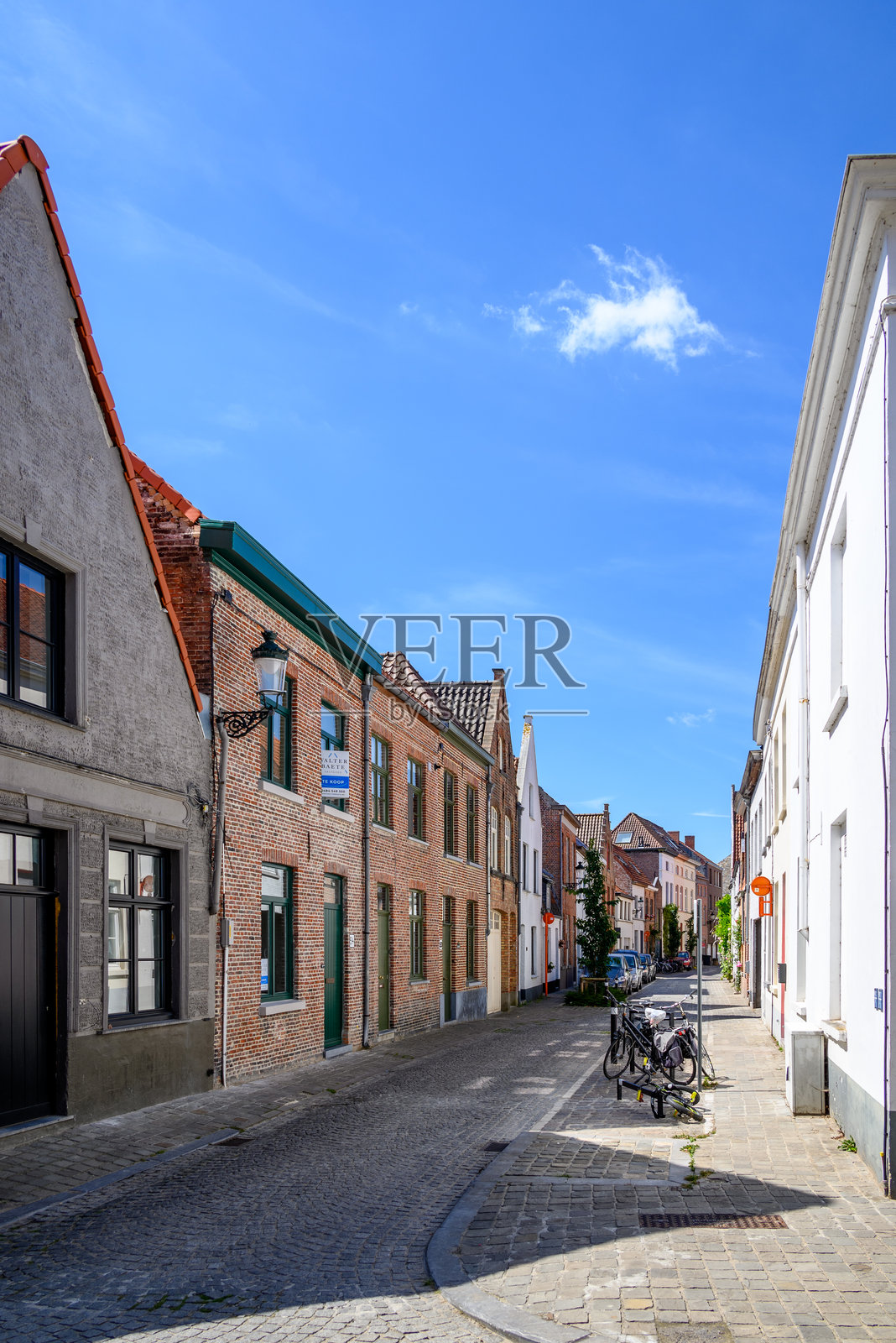 比利时西弗拉芒大区布鲁日的历史古城和联合国教科文组织世界文化遗产地照片摄影图片